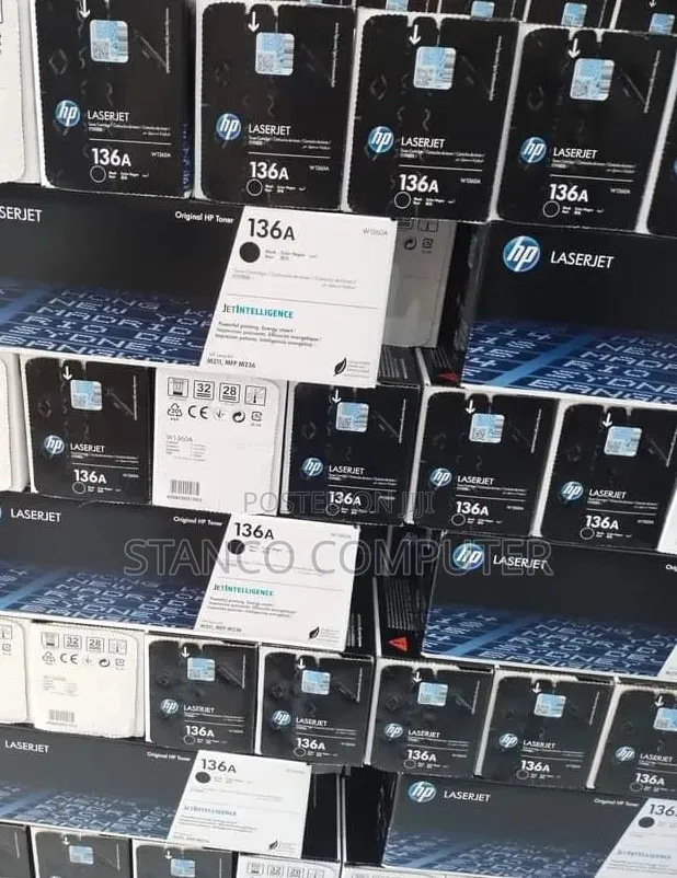 (HP) Original Toner Cartridge (136a) Black.