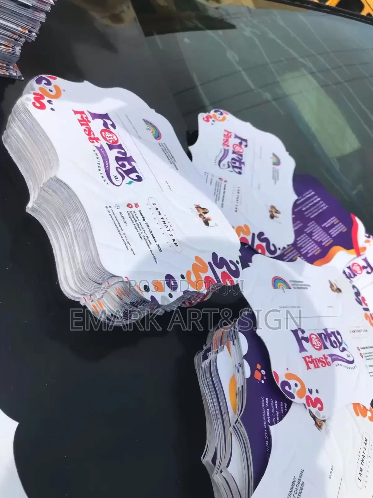 Branding on Hand Fan