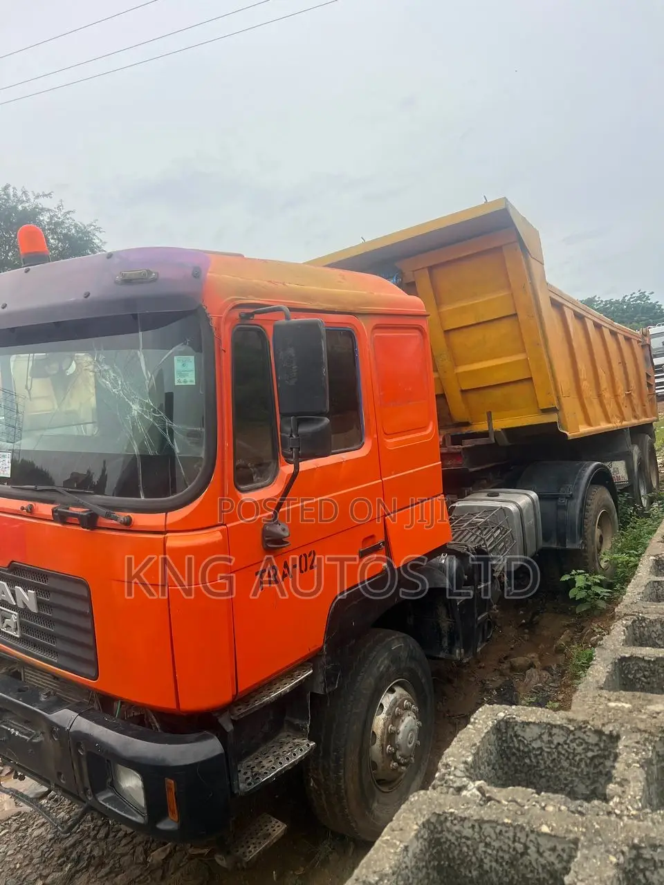 Man Diesel Tipping Trailer
