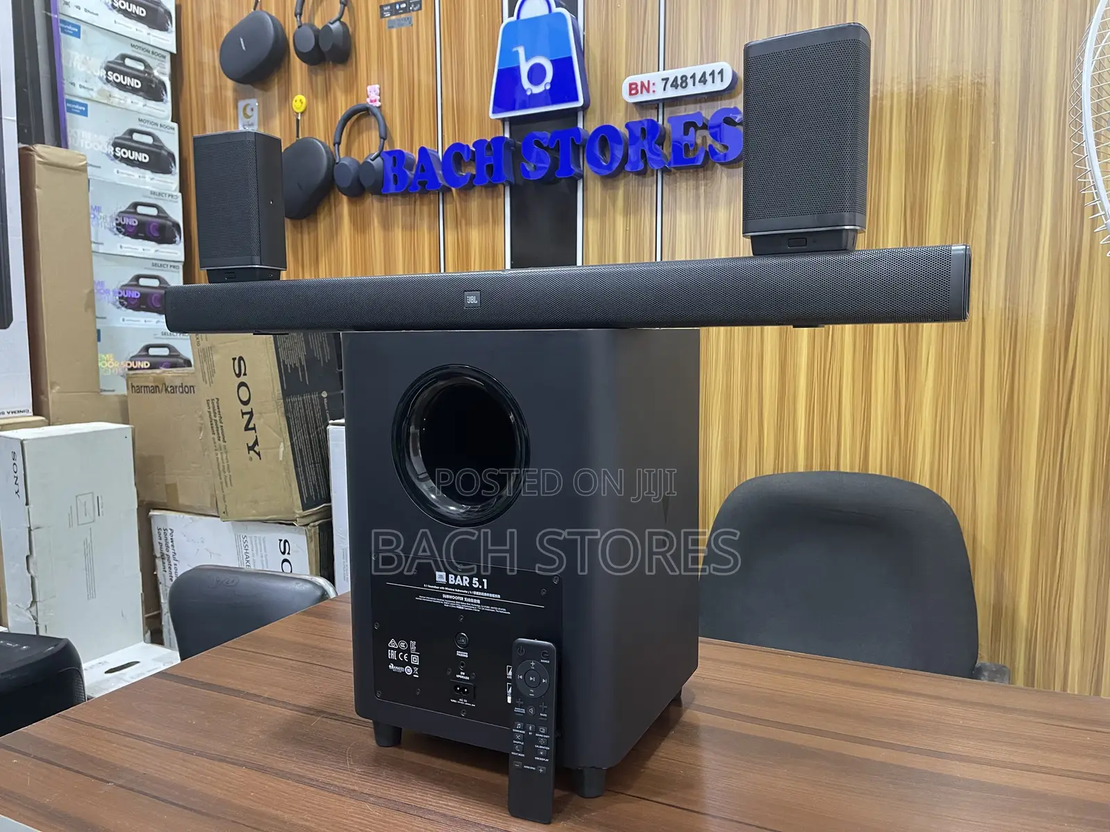 JBL 5.1ch Wireless 510w Soundbar With Detachable Speakers