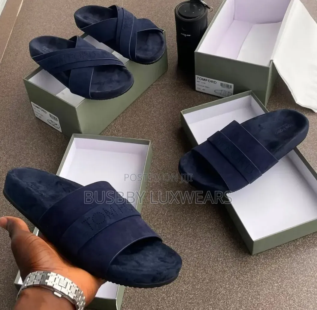 Tom Ford Luxury Suede Slippers for Men