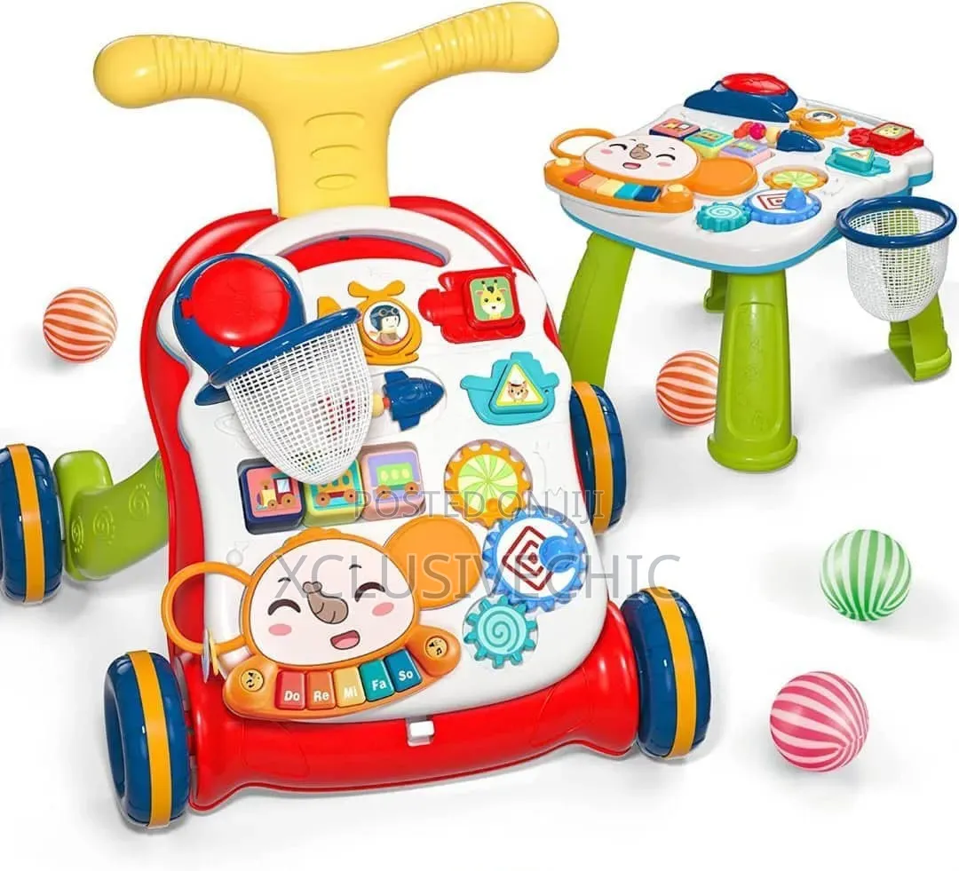 3 in 1 Baby Musical Walking Stroller/Car