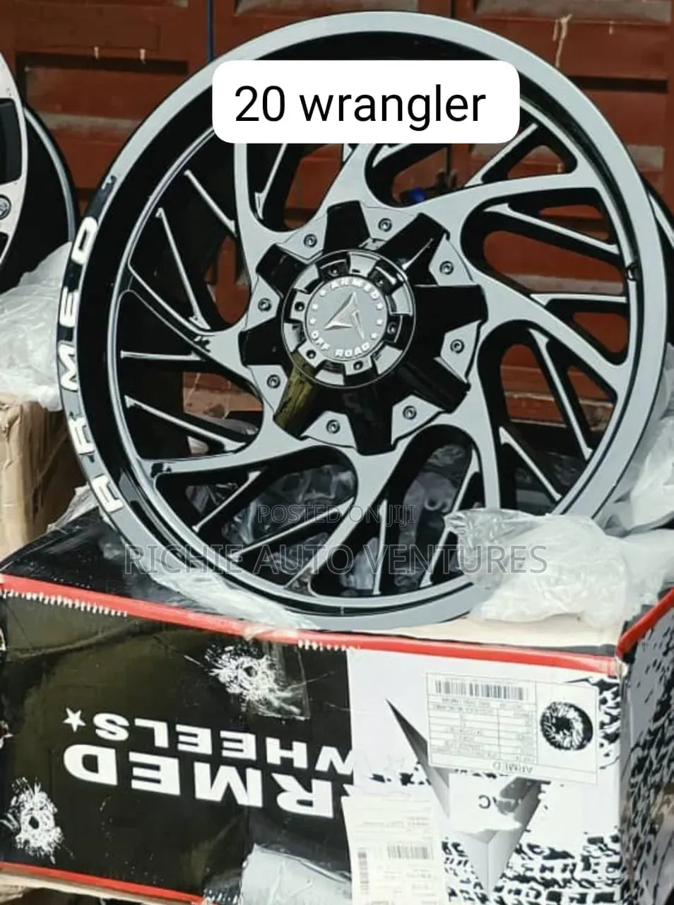 Brand New 20-Inch Wrangler Rim Off-Road Design Rim.