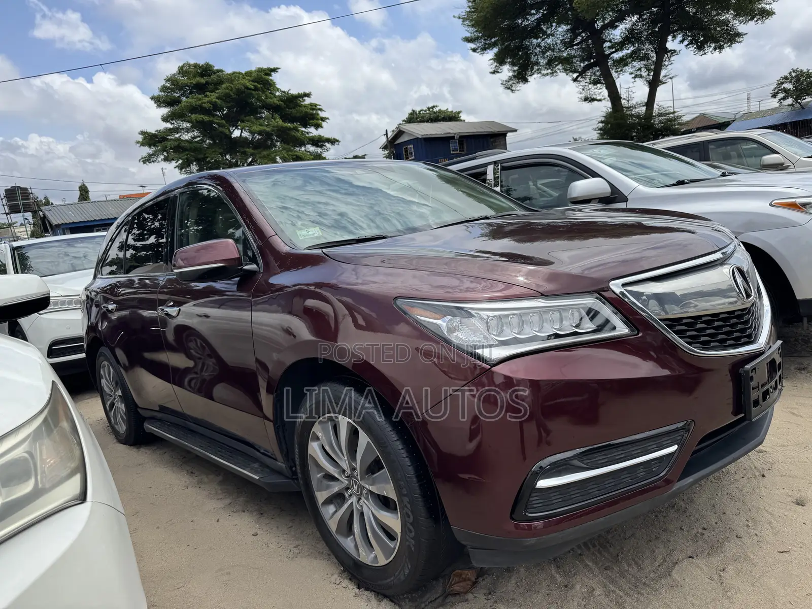 Acura MDX 2015 Burgundy