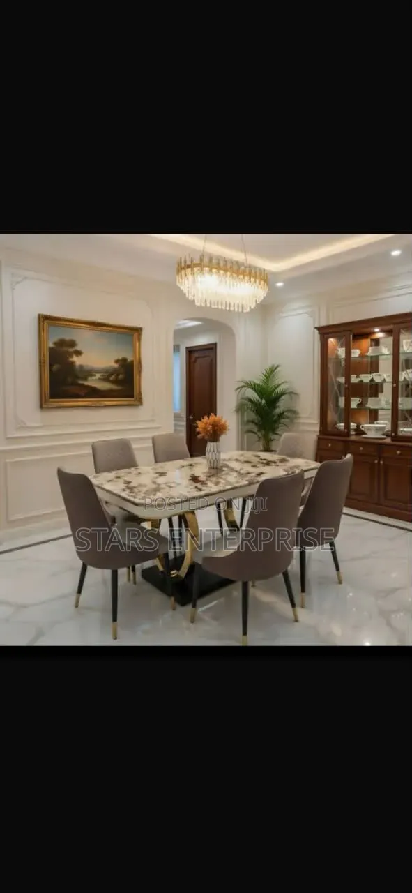 6 Seater Marble Dining
