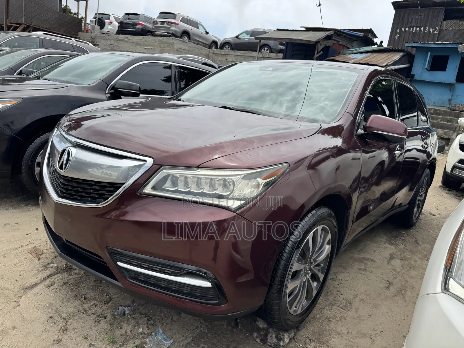 Acura MDX 2016 Burgundy