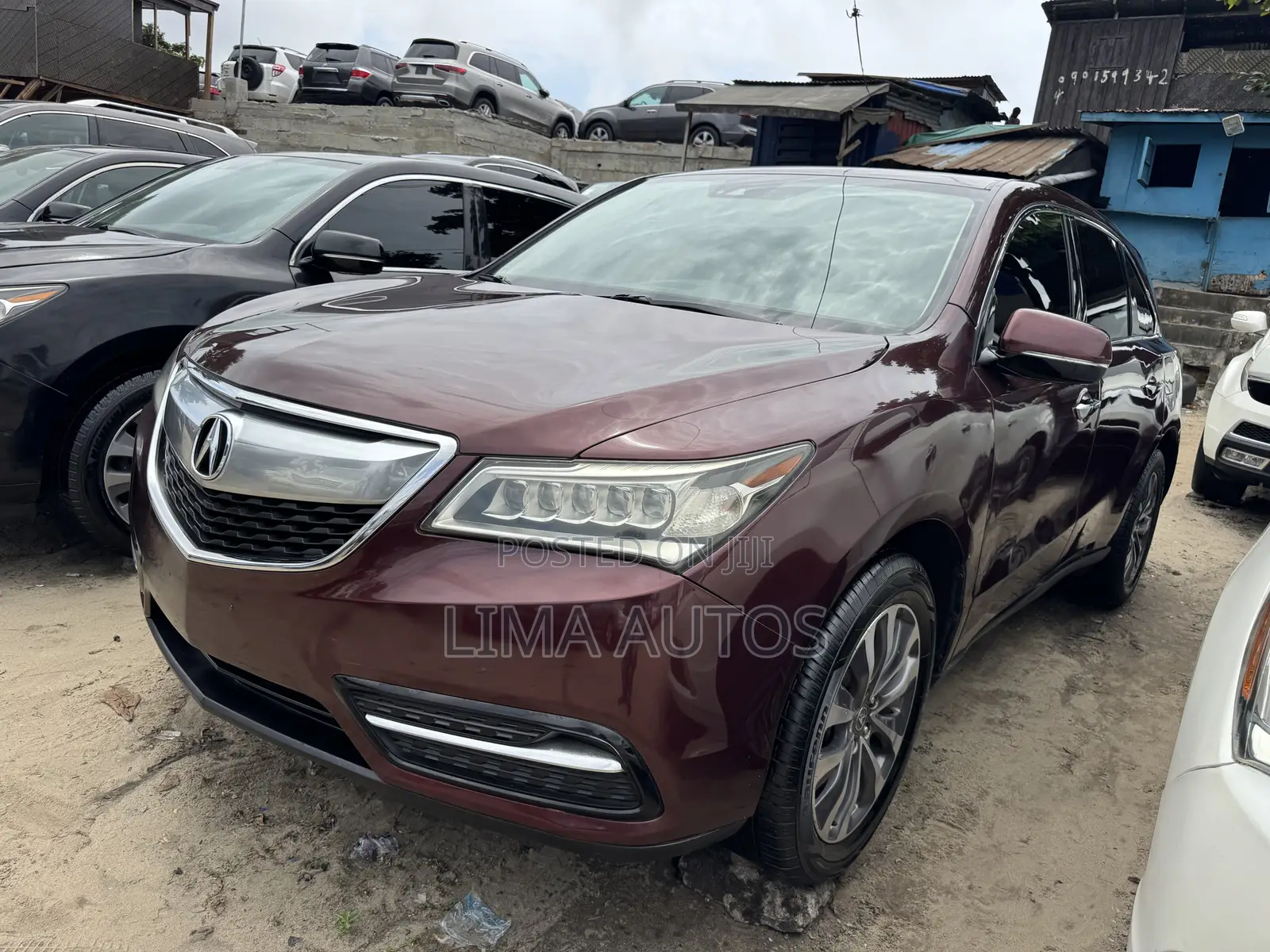 Acura MDX 2016 Burgundy