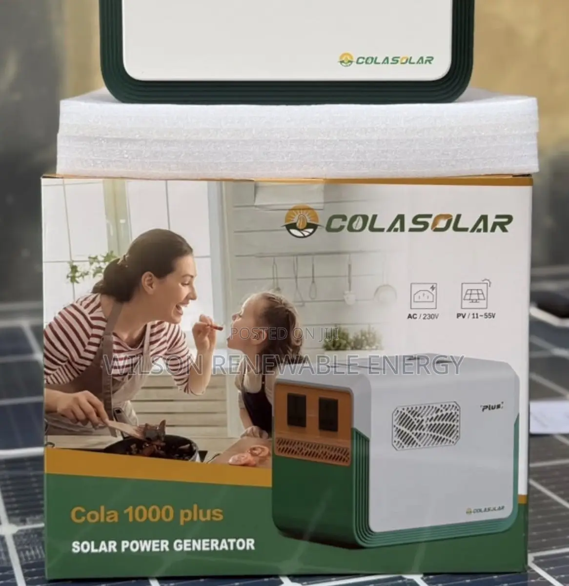 Cola1000plus 1kwh/500w Output (Colar Solar)