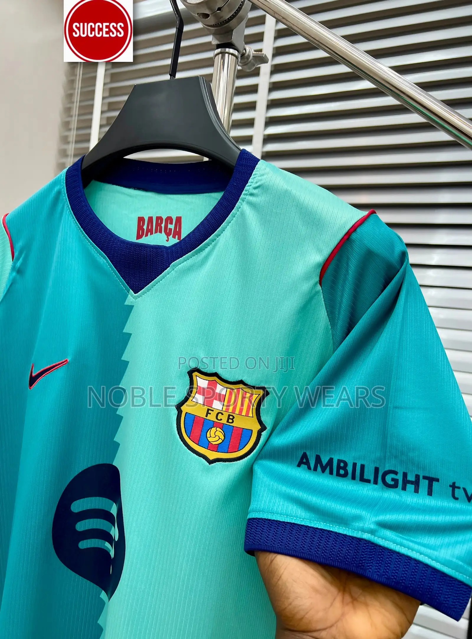 Barca 2026/2027 Home, Away and Third Kits Now Available in Store.