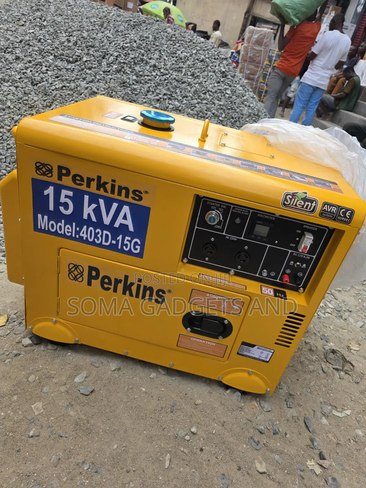 A Brand New Perkins Diesel Soundproof Generator 15kva 100% Copper Coil