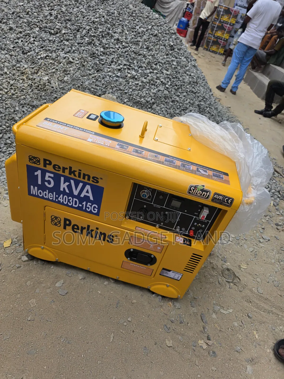 ☆¤Best Perkins Diesel Soundproof Gen 15kva 1years Wty 100%copper Coil