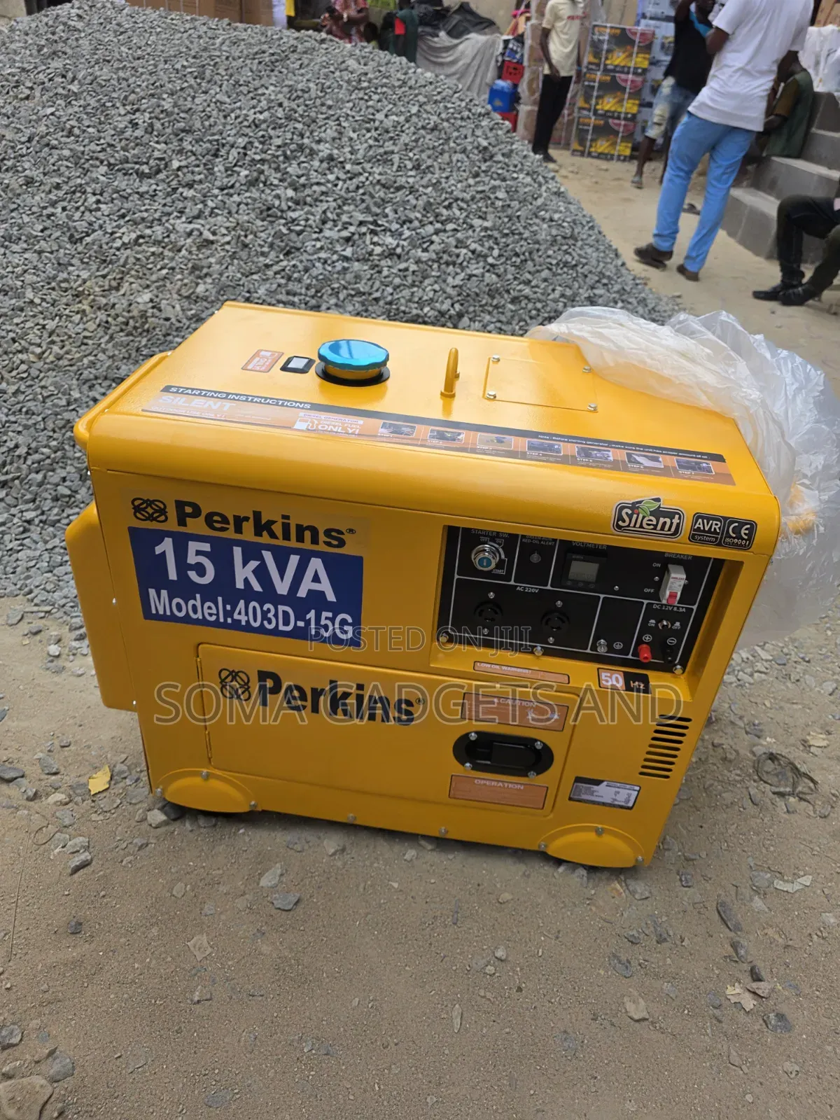 (15kva)A Brand New Perkins Diesel Soundproof Generator 100%copper Coil
