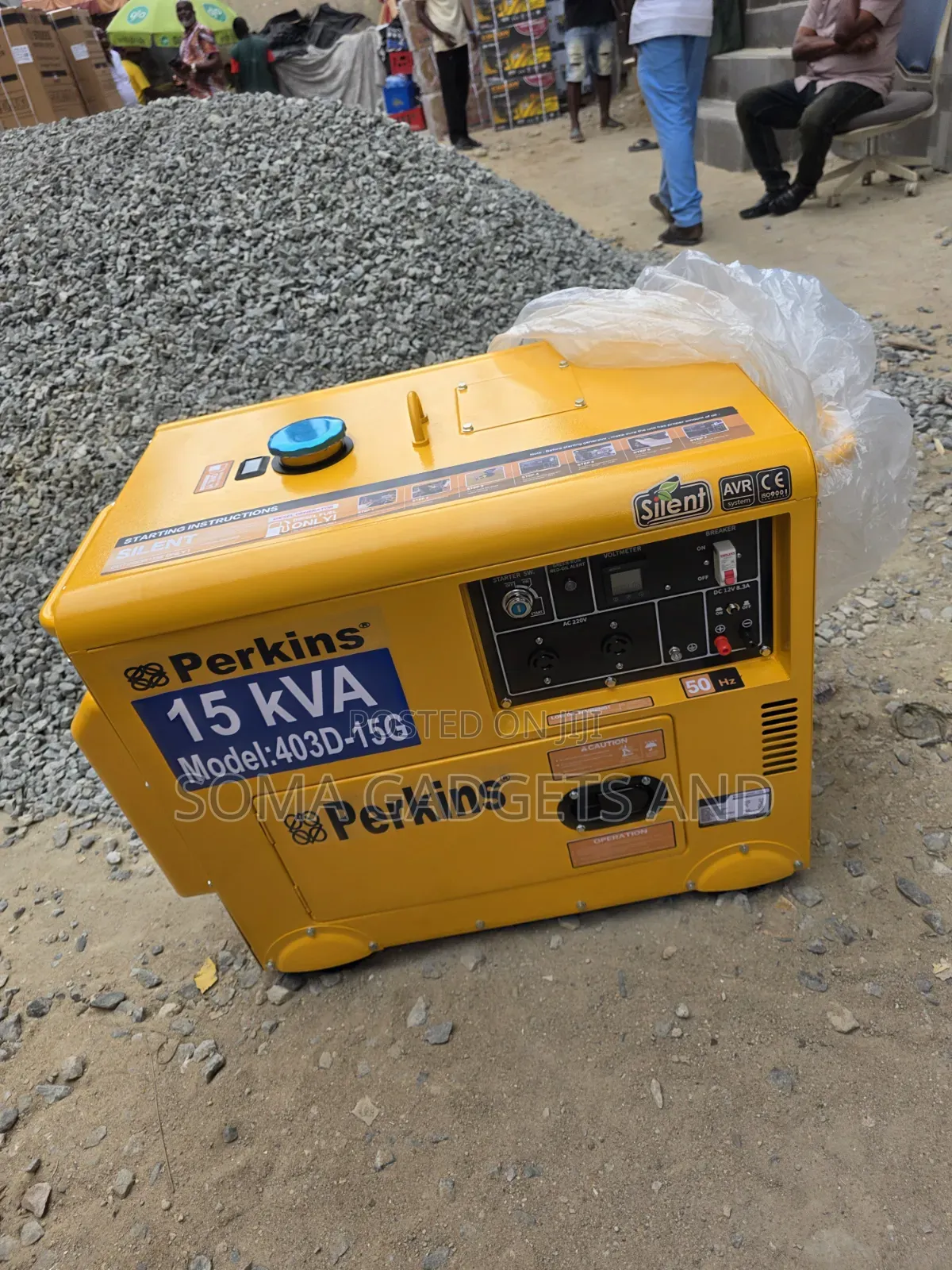 (15kva)A Brand New Perkins Diesel Soundproof Generator 100%copper Coil