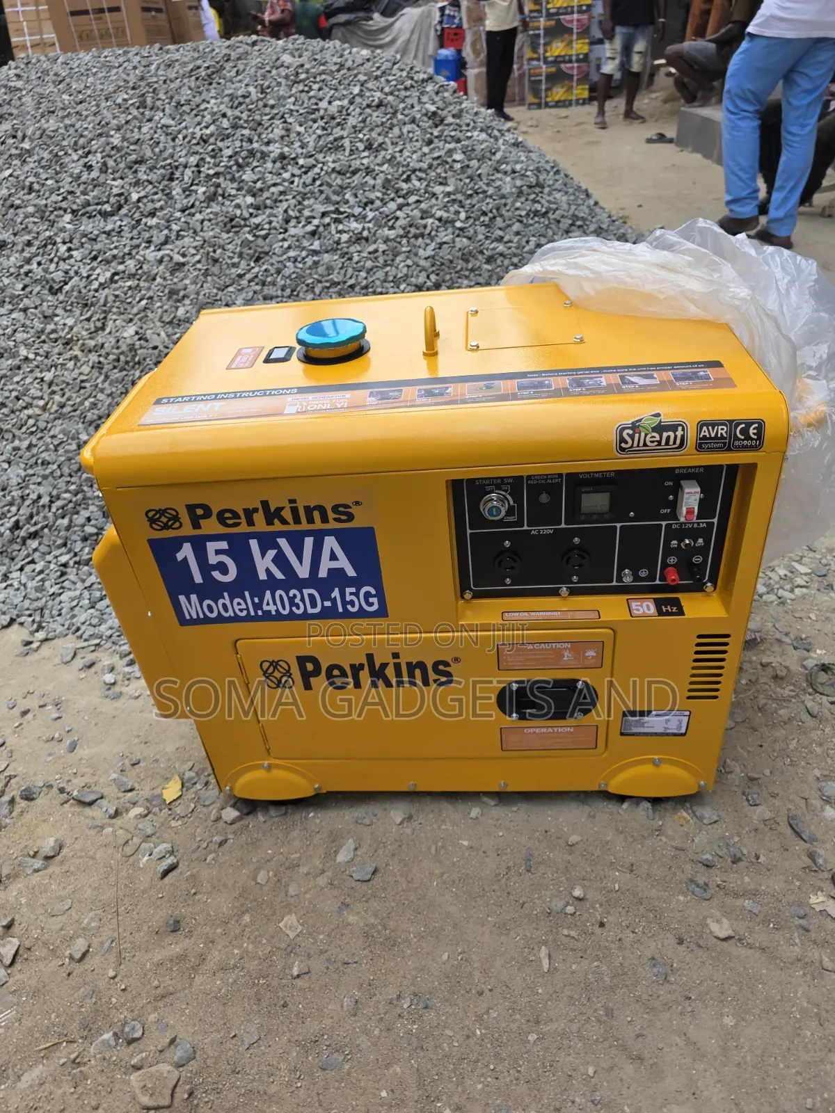 ☆¤Come I Have Perkins 15kva Diesel Soundproof Generator 100%copper Coi