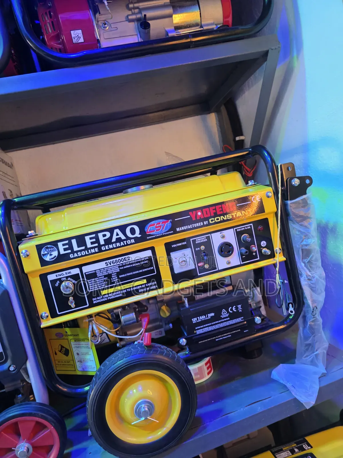 Constant Petrol Generator 4.5kva 100% Copper Coil Elepaq