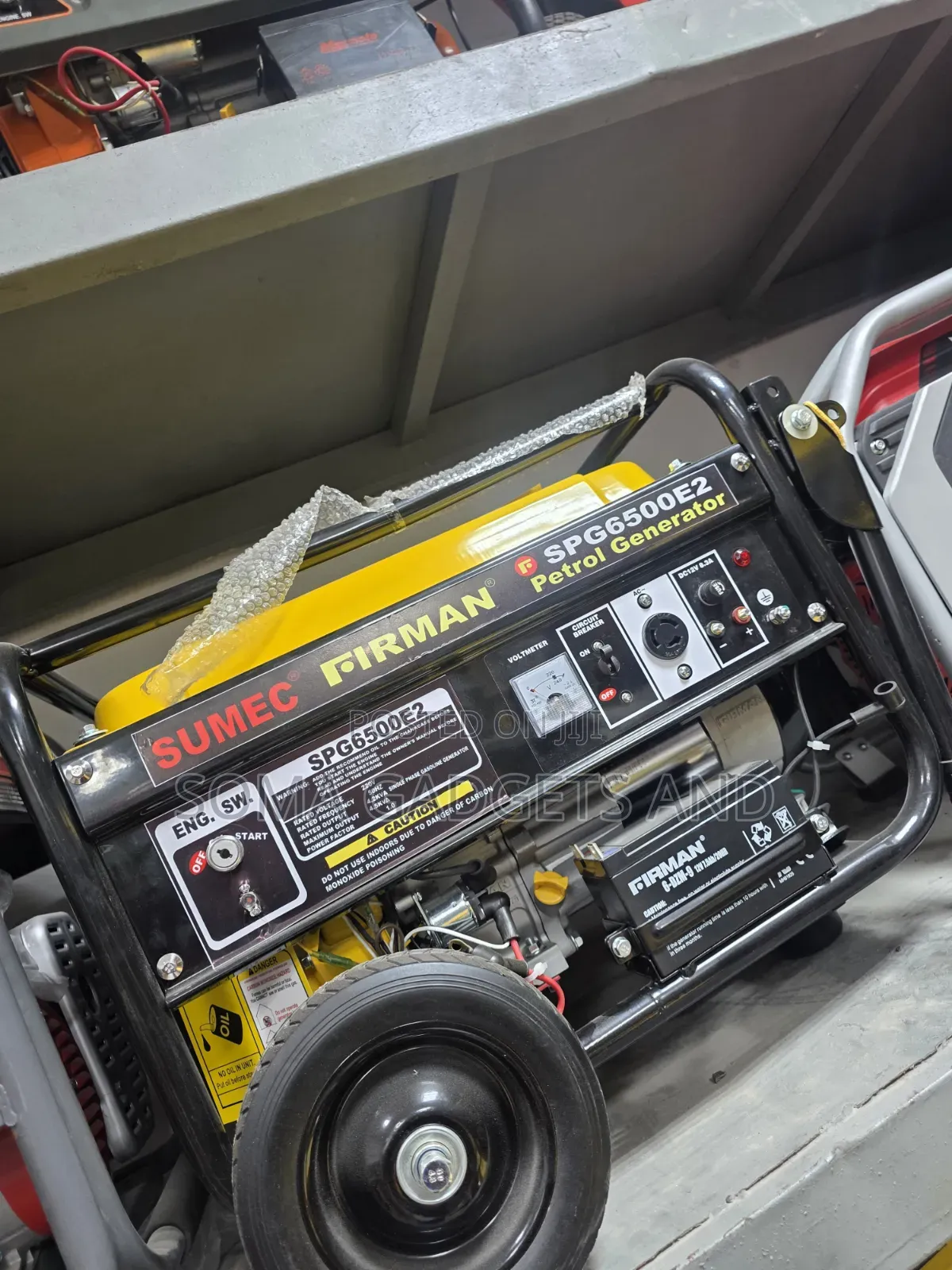 《》High Quality Sumec Firman Petrol Generator 4.5kva 100%copper Coil