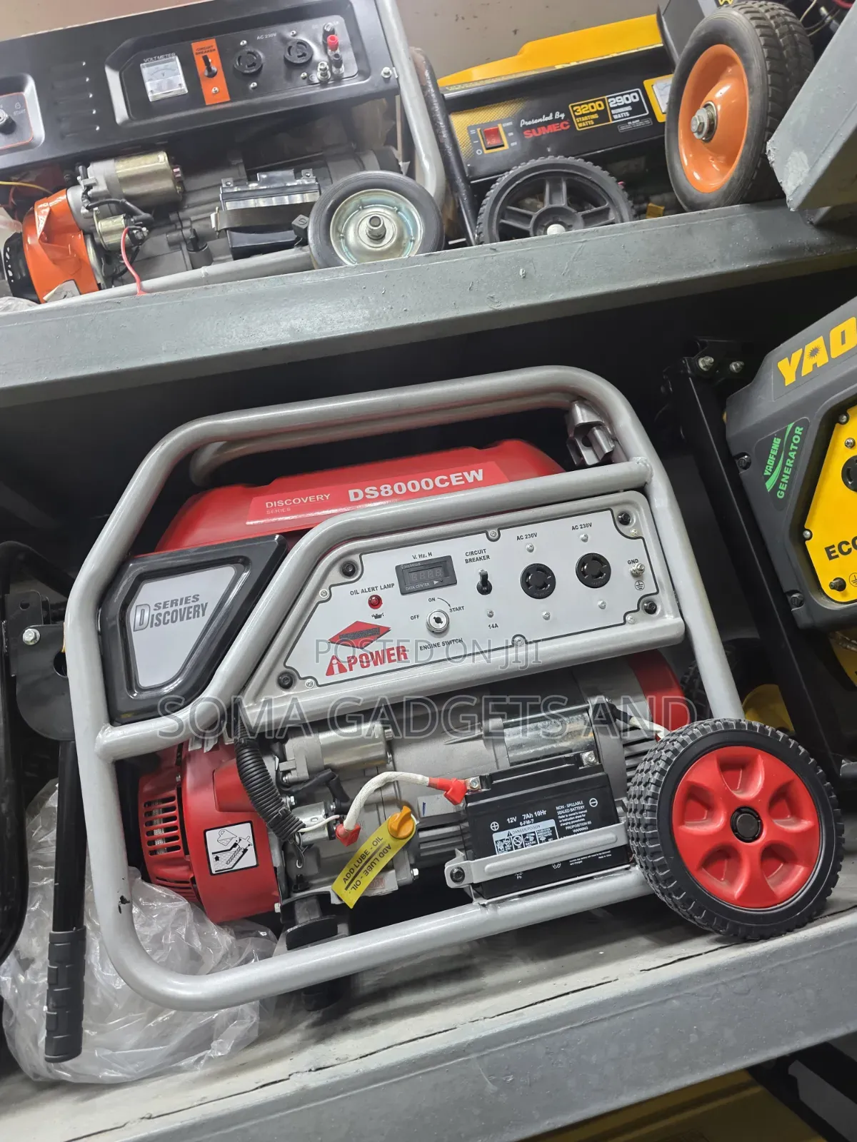 {5.5kva}Ipower Petrol Gen Model DS8000CEW 100%copper Coil