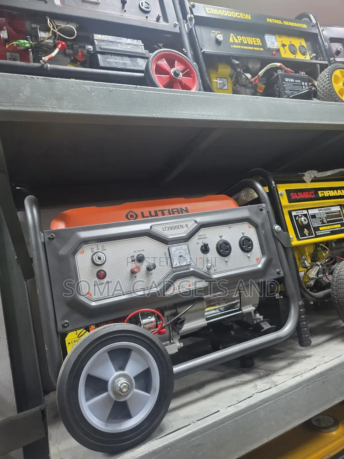 4.5kva Lutian Petrol Generator 100% Copper Coil