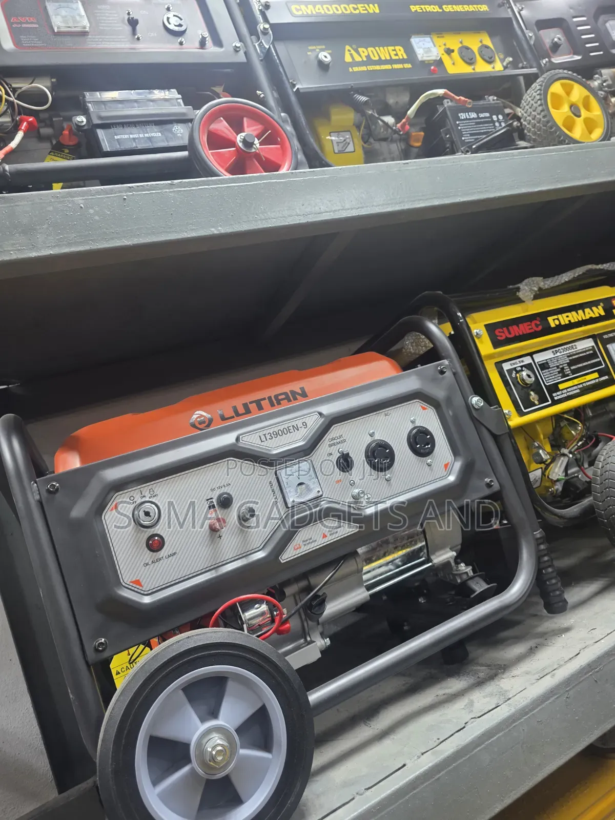 Lutian 4.5kva Petrol Generator Model Lt3900e2 100% Copper Coil