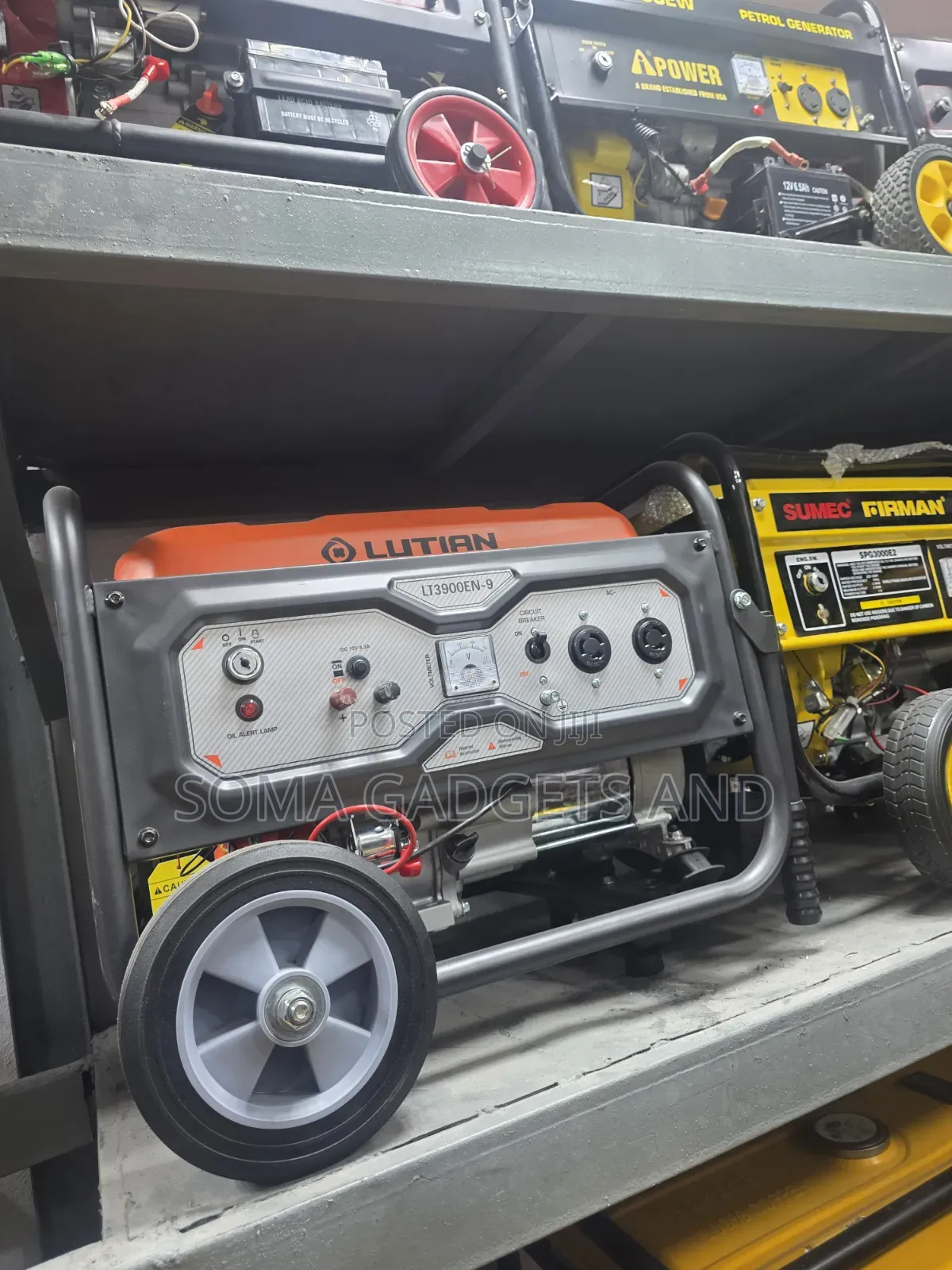 Powerful Lutian 4.5kva Petrol Gen Low Fuel Consumption