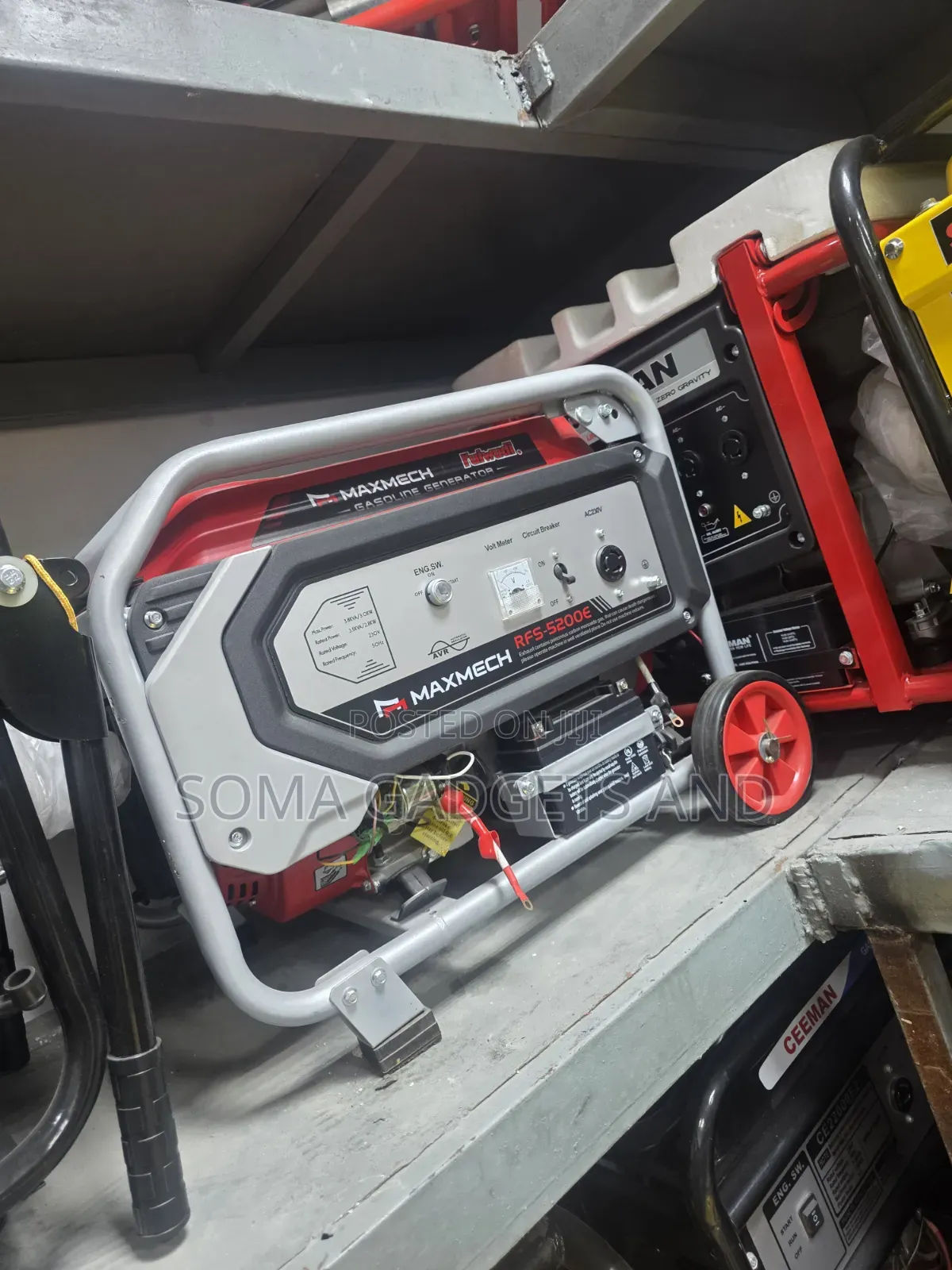 A Brand New Maxmech Petrol Generator 4.5kva 100%copper Coil
