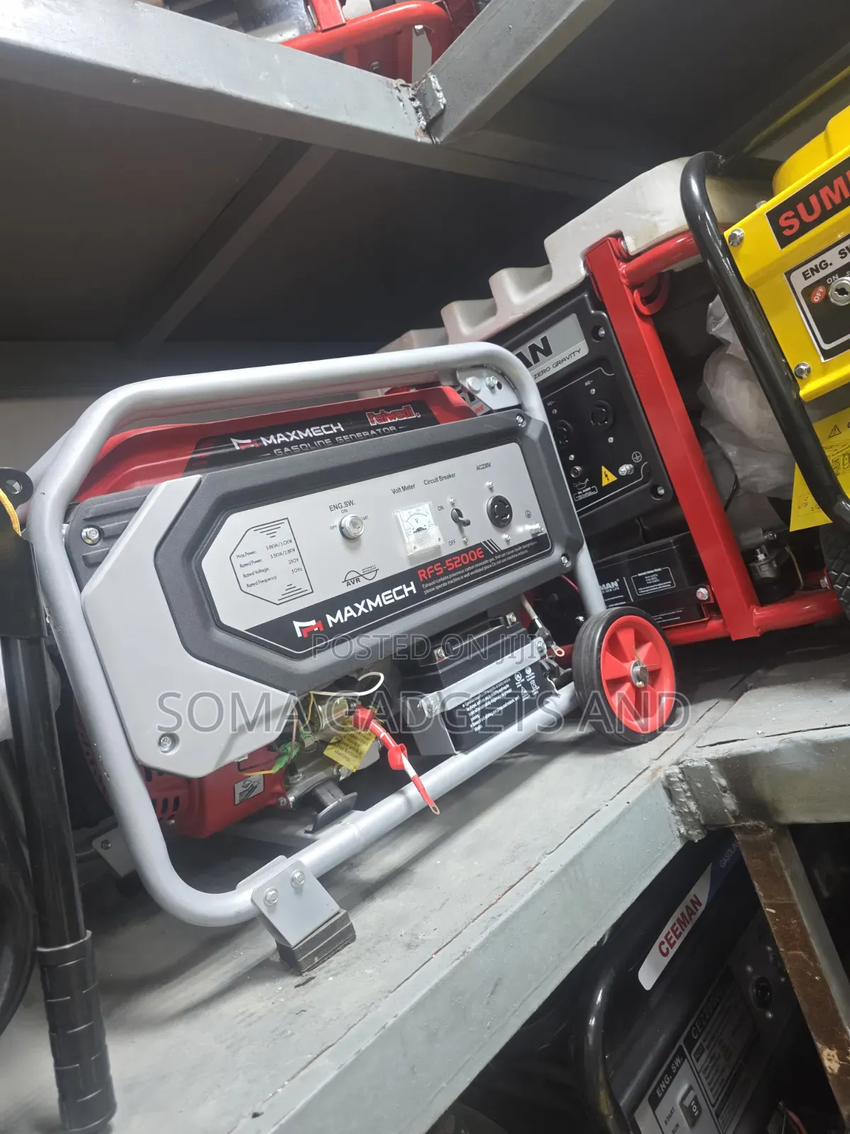 Powerful Maxmech Petrol Generator 4.5kva 100%copper Coil