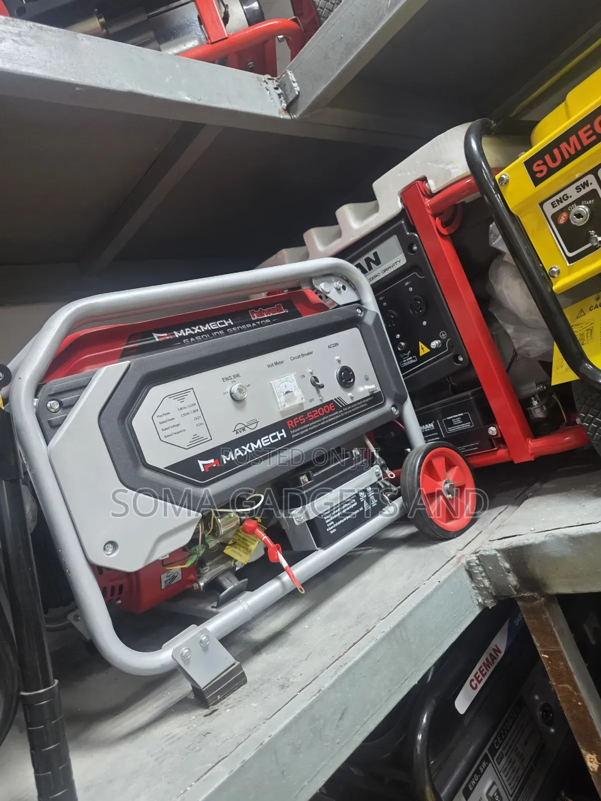 Powerful Maxmech Petrol Generator 4.5kva 100%copper Coil