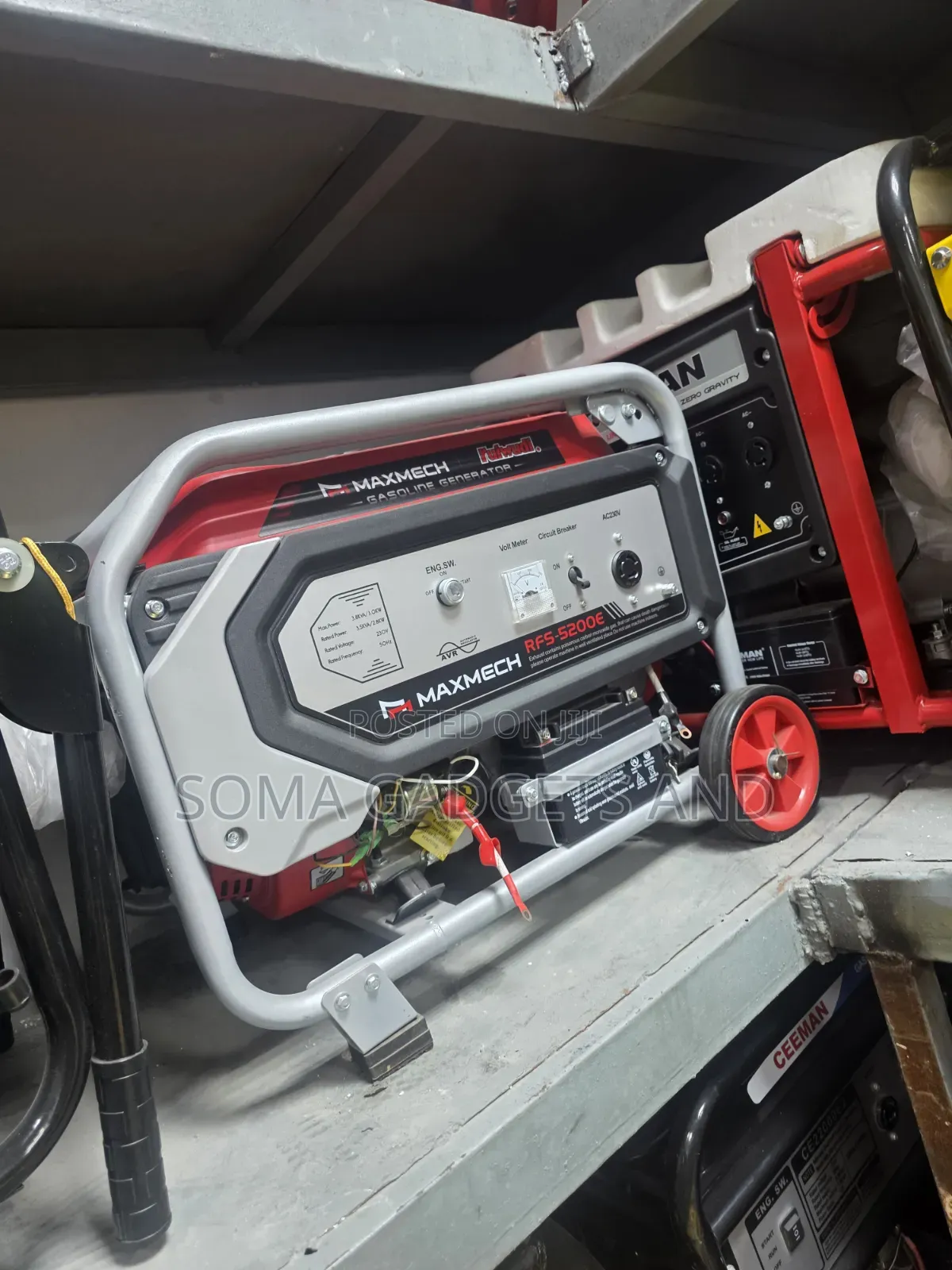 This Is Maxmech Petrol Generator 4.5kva 100%copper Coil