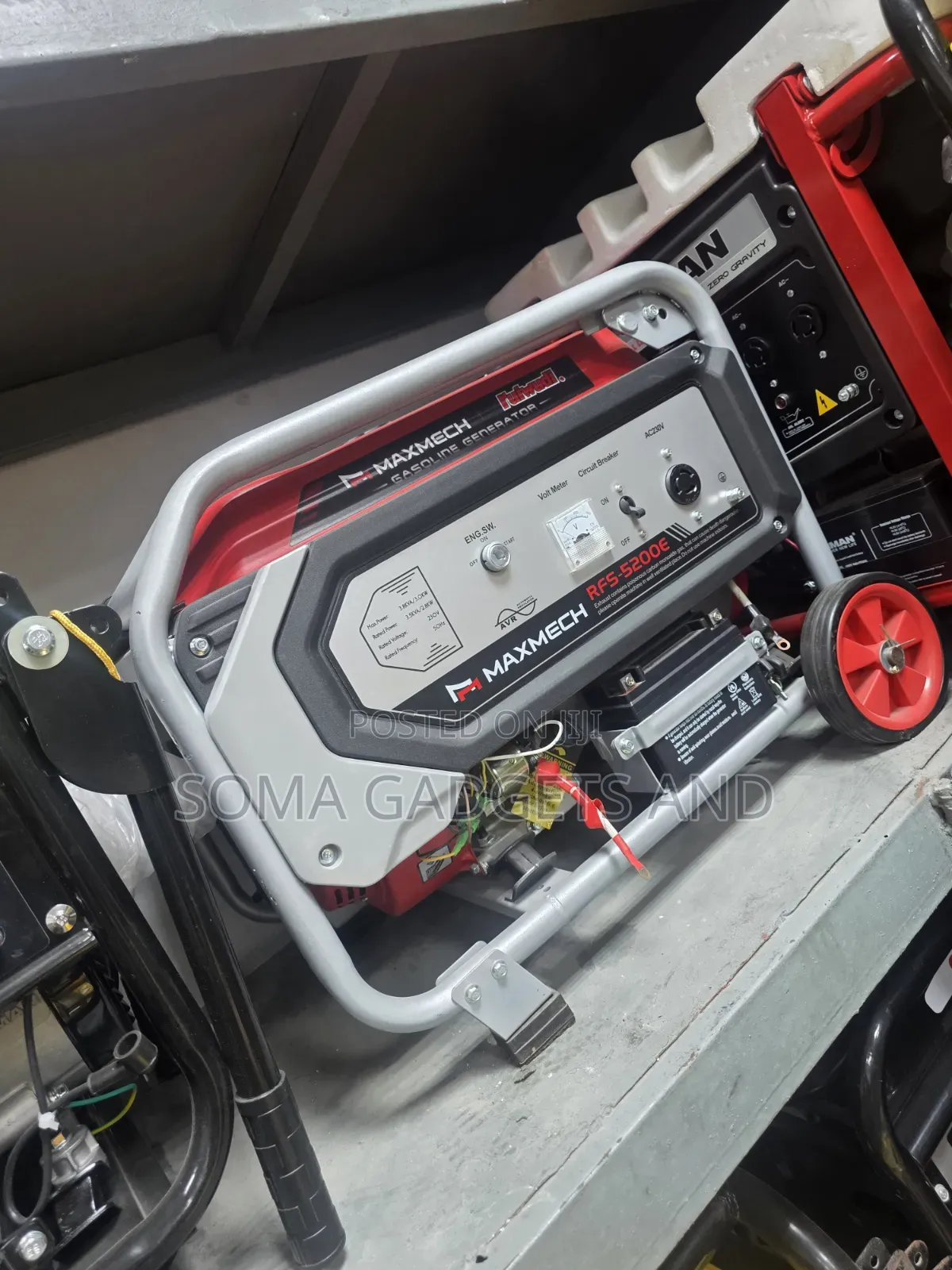 This Is Maxmech Petrol Generator 4.5kva 100%copper Coil