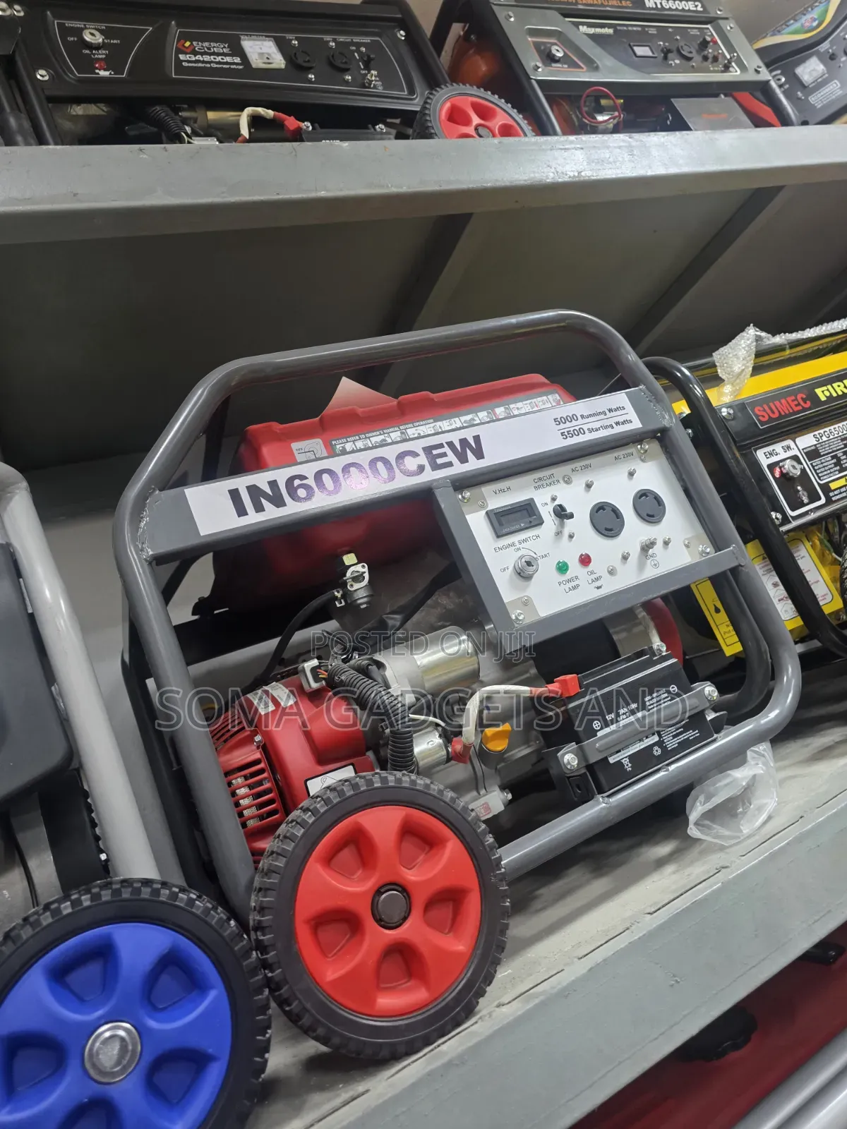 ☆¤Best IPOWER 5.5kva Petrol Gen Model IN6000CEW 100%copper Coil