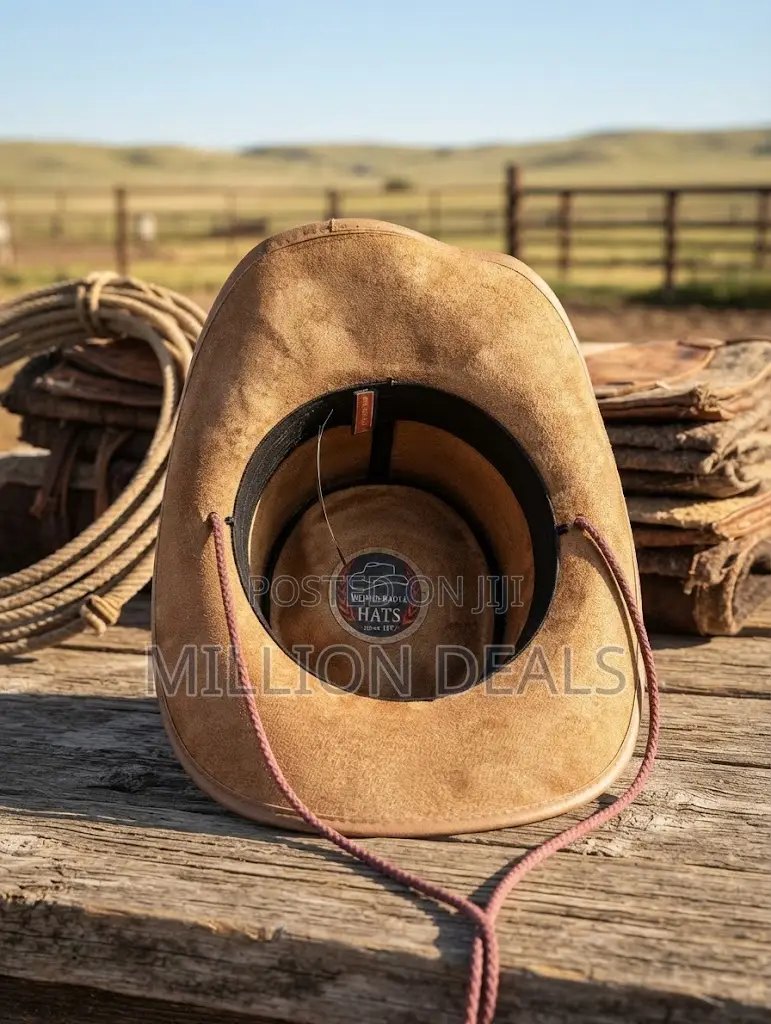 Luxury Leather Stylish Men's Cowboy Hat