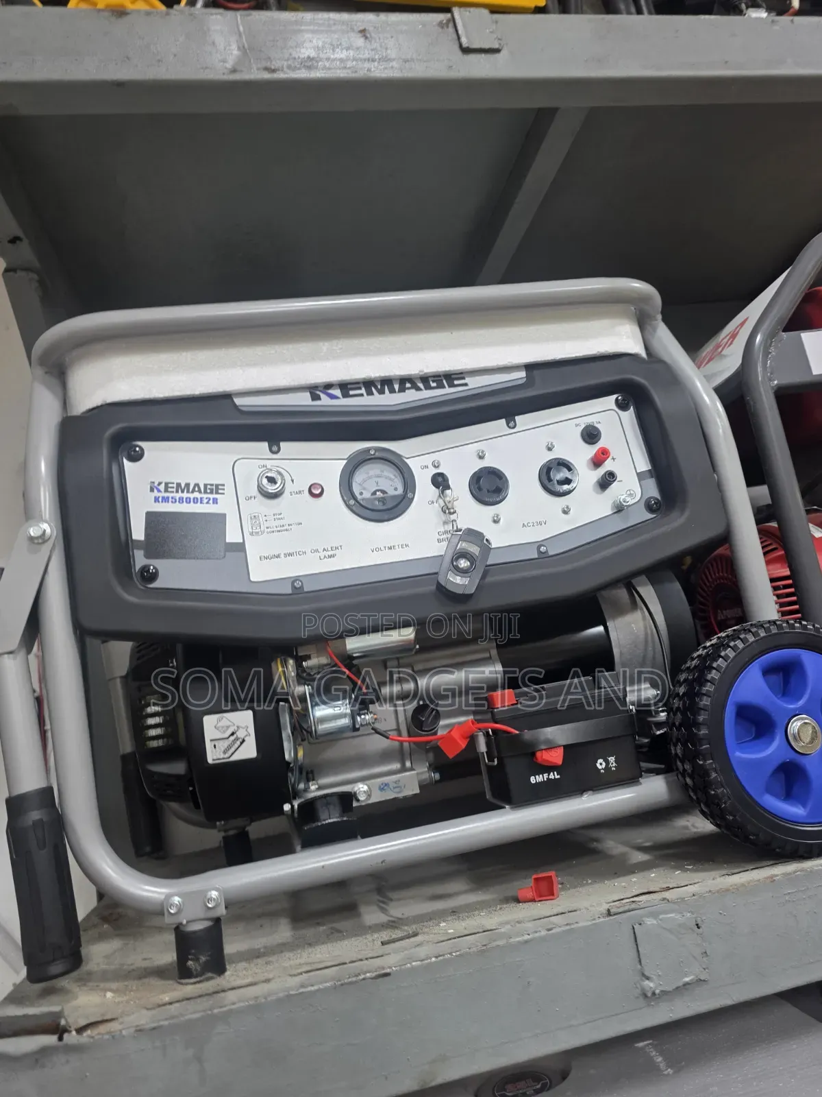《》High Quality Kemage Remote Control Petrol Gen 5.5kva 100%copper Coil