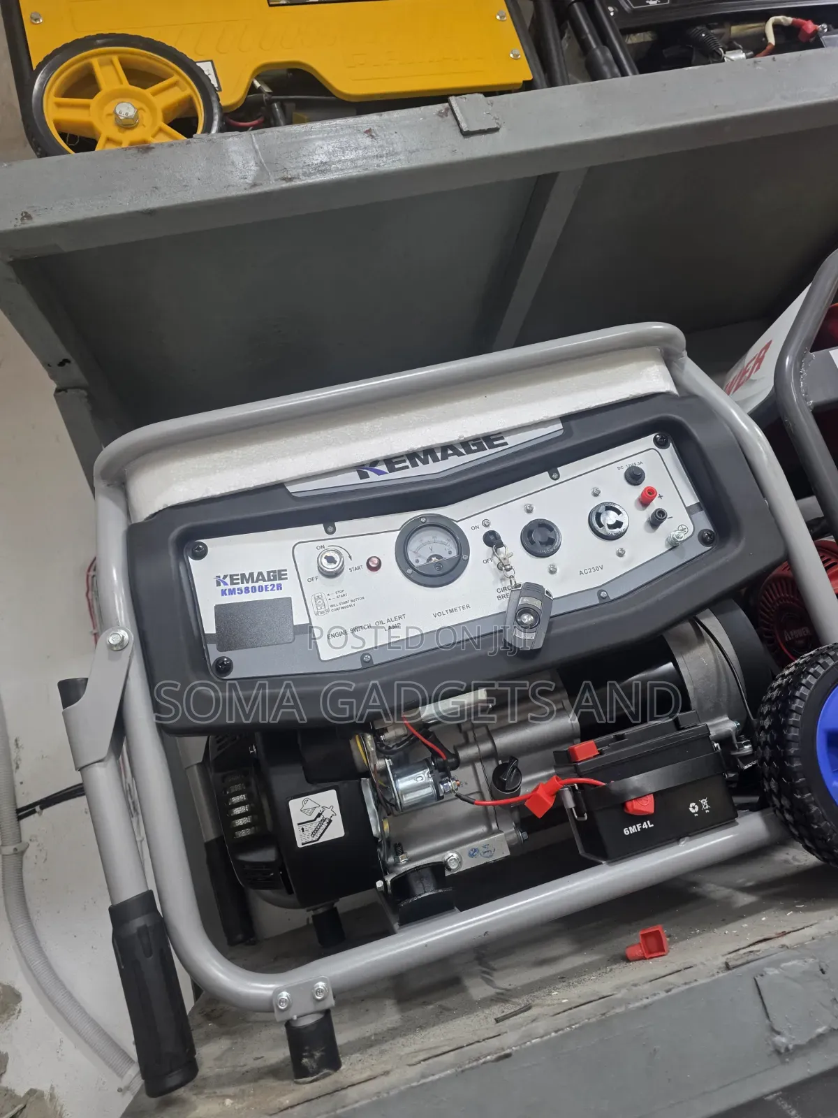 Powerful Kemage Remote Control Petrol Gen 5.5kva 100%copper Coil