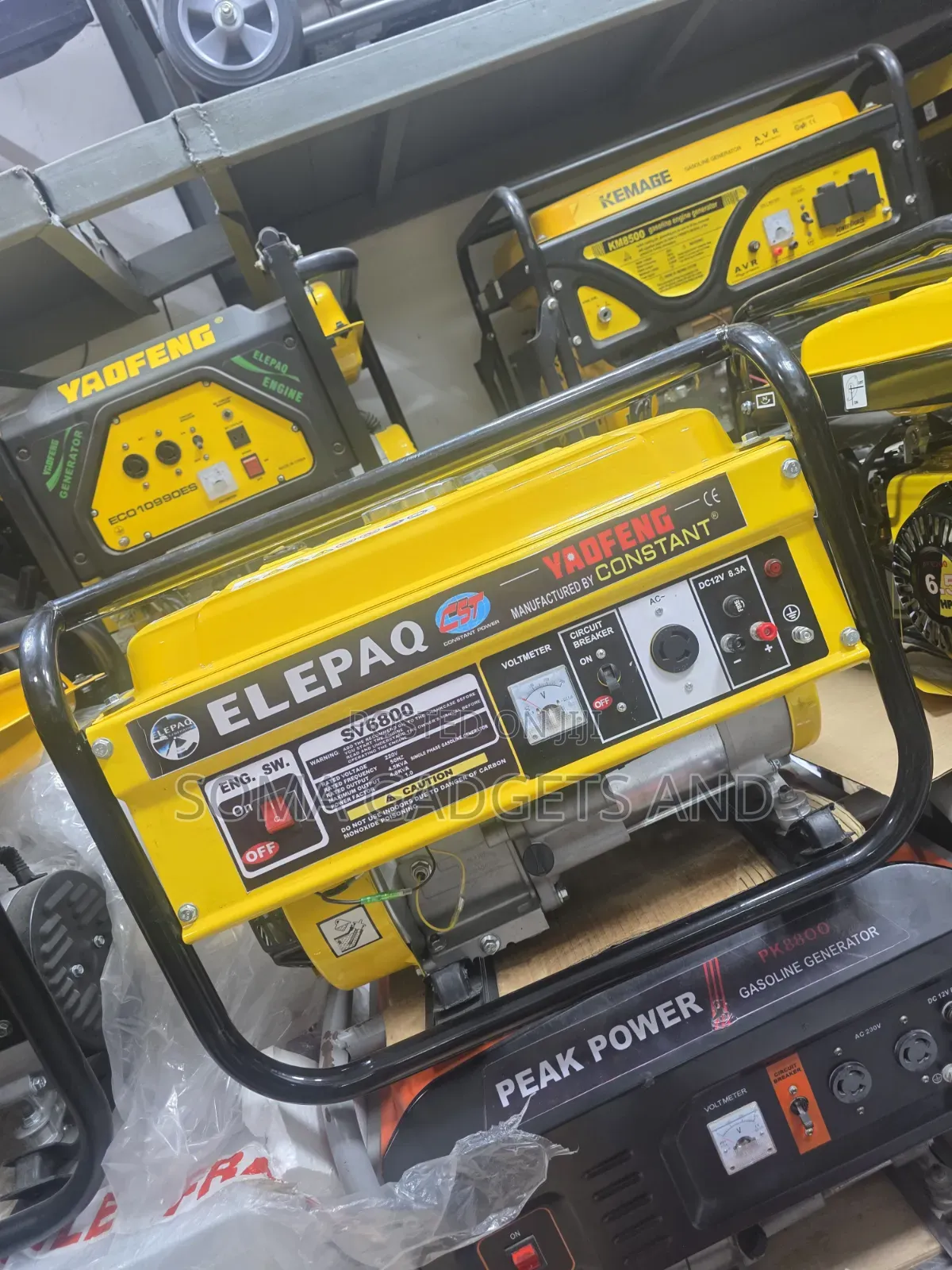 Original Elepaq Constant Petrol Generator 4.5kva 100%copper Coil