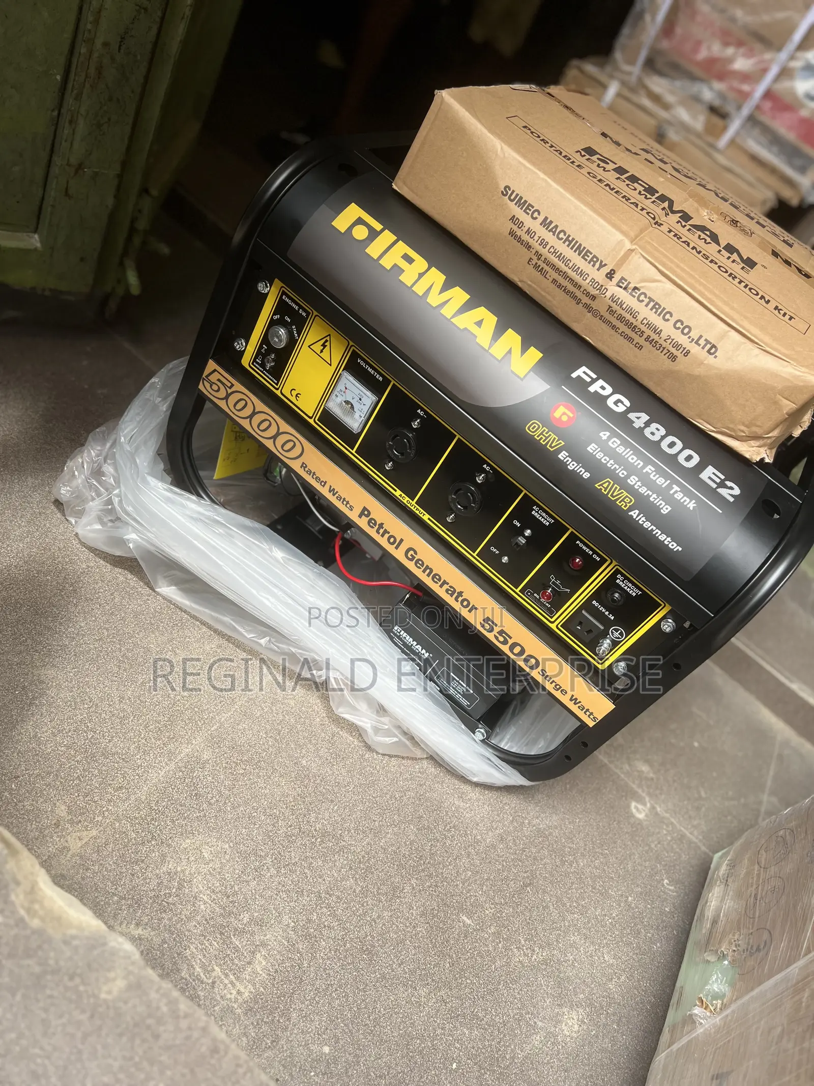 Sumec Firman FPG 4800e2 5kva
