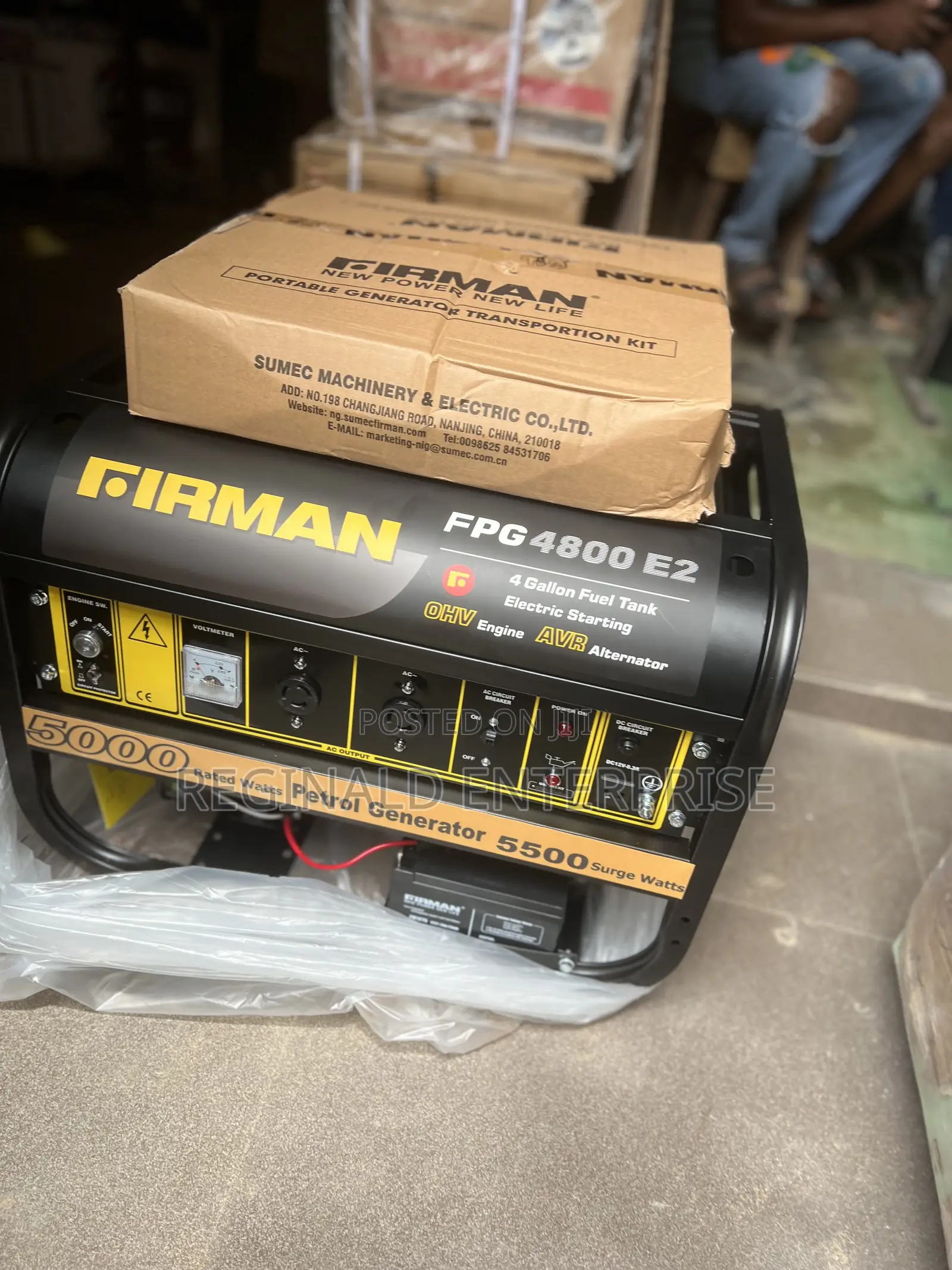 Sumec Firman FPG 4800e2 5kva