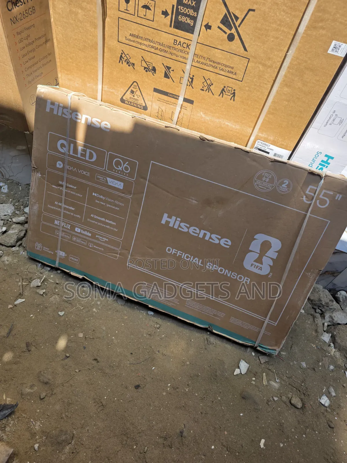 Original Hisense Smart Television 55inch Qled Q6 Series