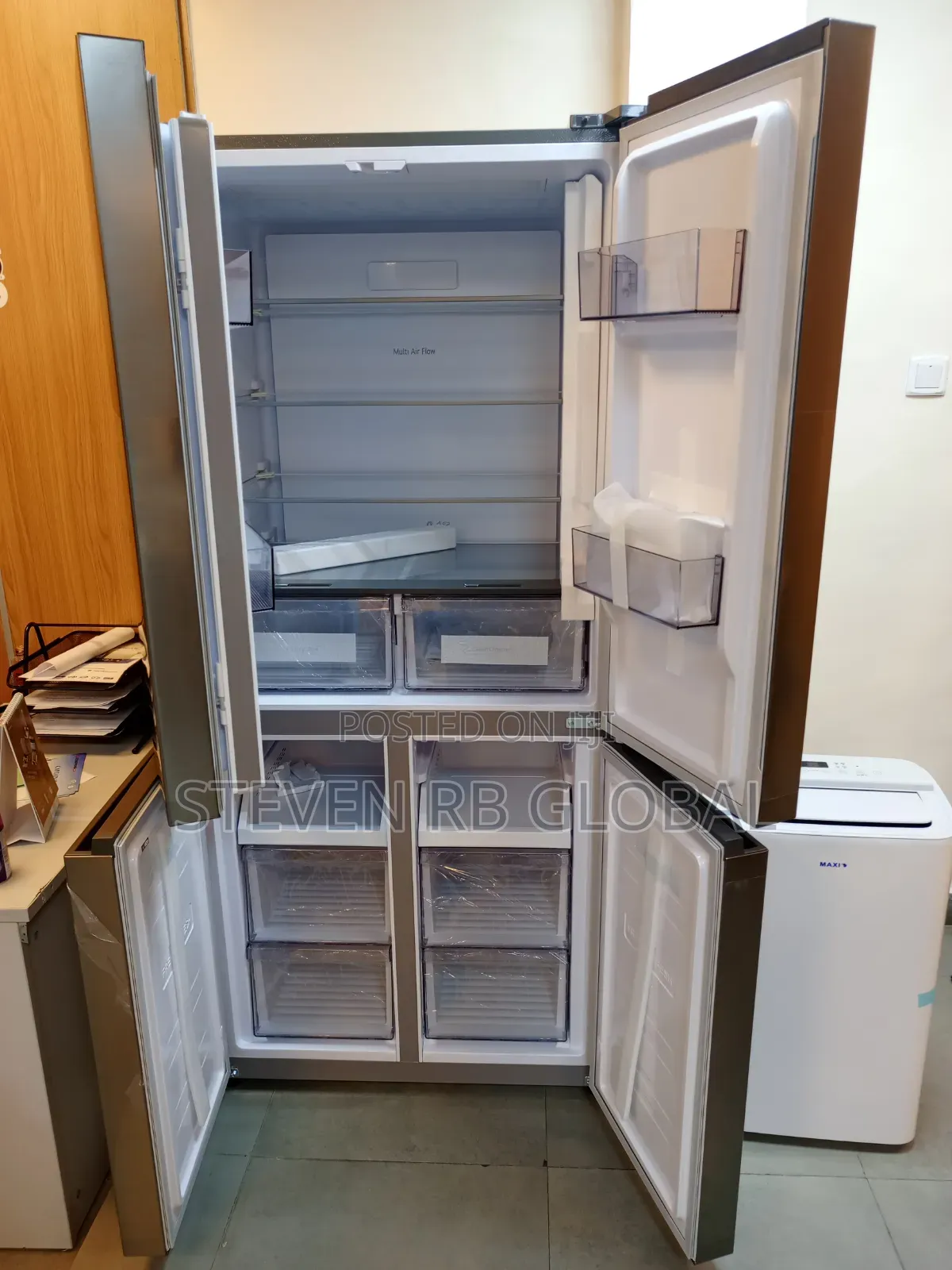 LG 550l Inverter Cross-Door Refrigerator | Ref 48fplamgcf