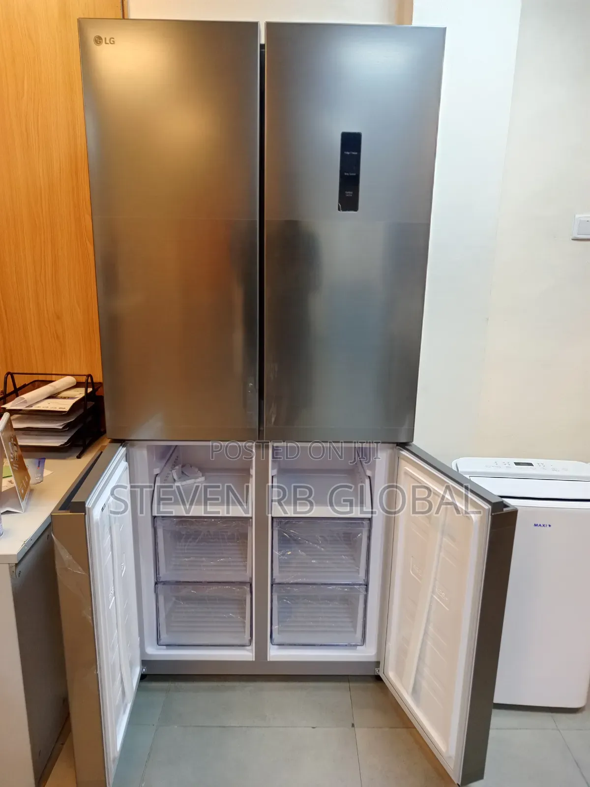 LG 550l Inverter Cross-Door Refrigerator | Ref 48fplamgcf