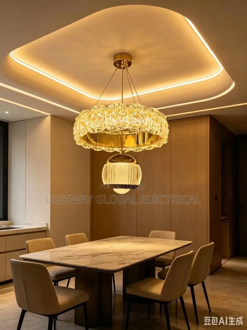 New Led Color Changing Drop Chandelier