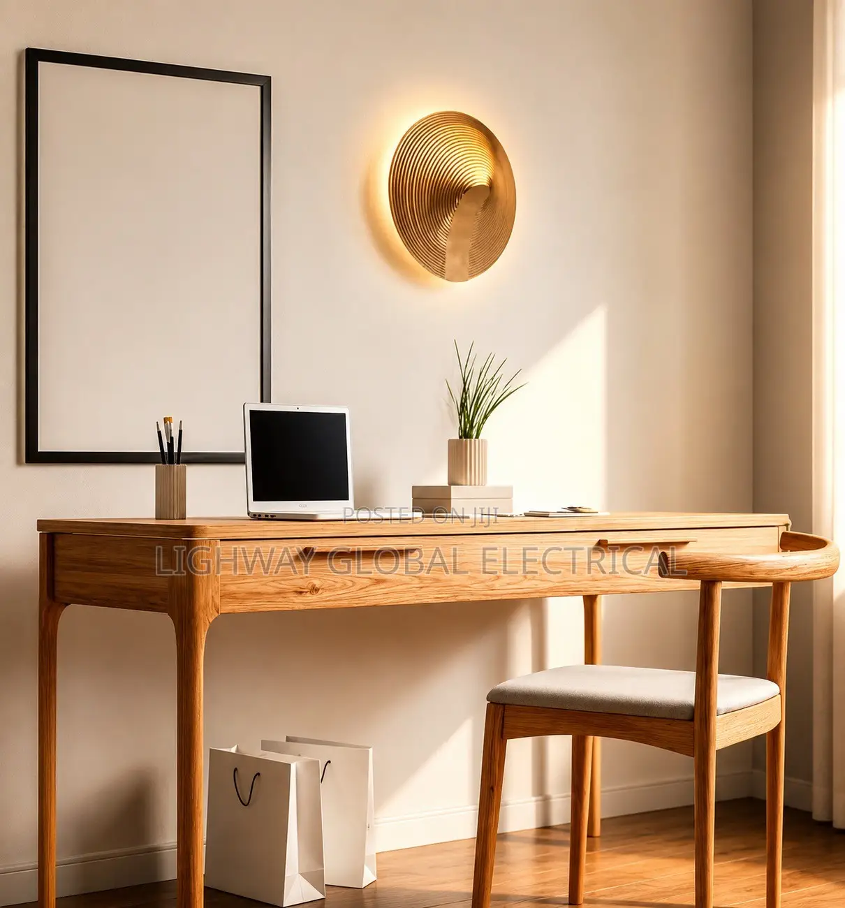 Log Italian Designer Style Creative Fashionable Hole Decor Wall Lamp