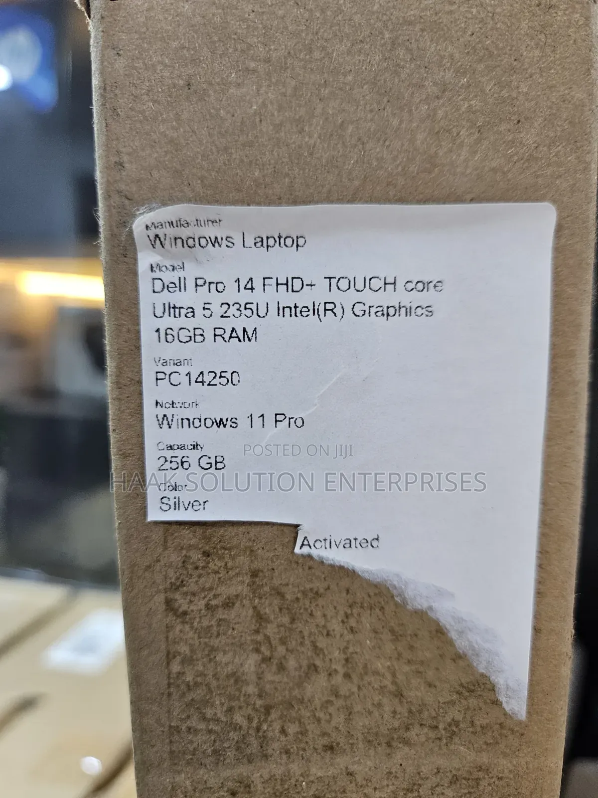 New Laptop Dell Pro 14 16GB Intel Core Ultra 5 SSD 256GB