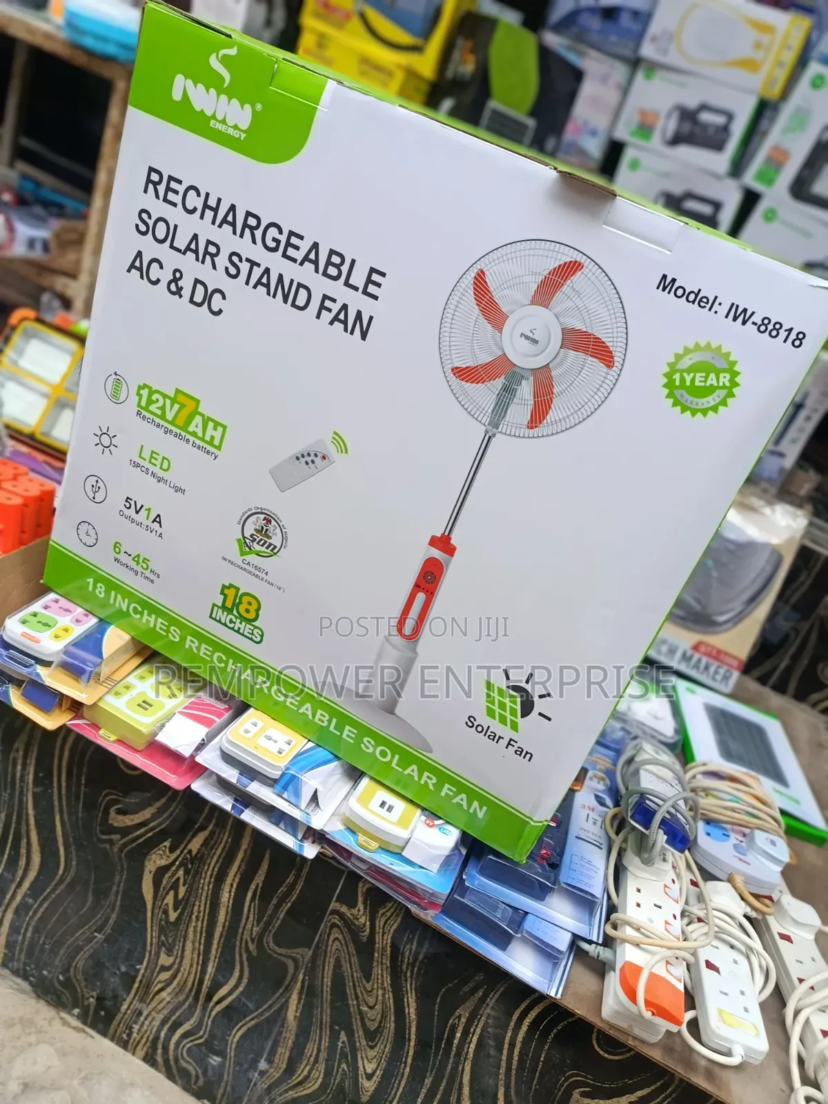 Rechargeable Fan IWIN Product
