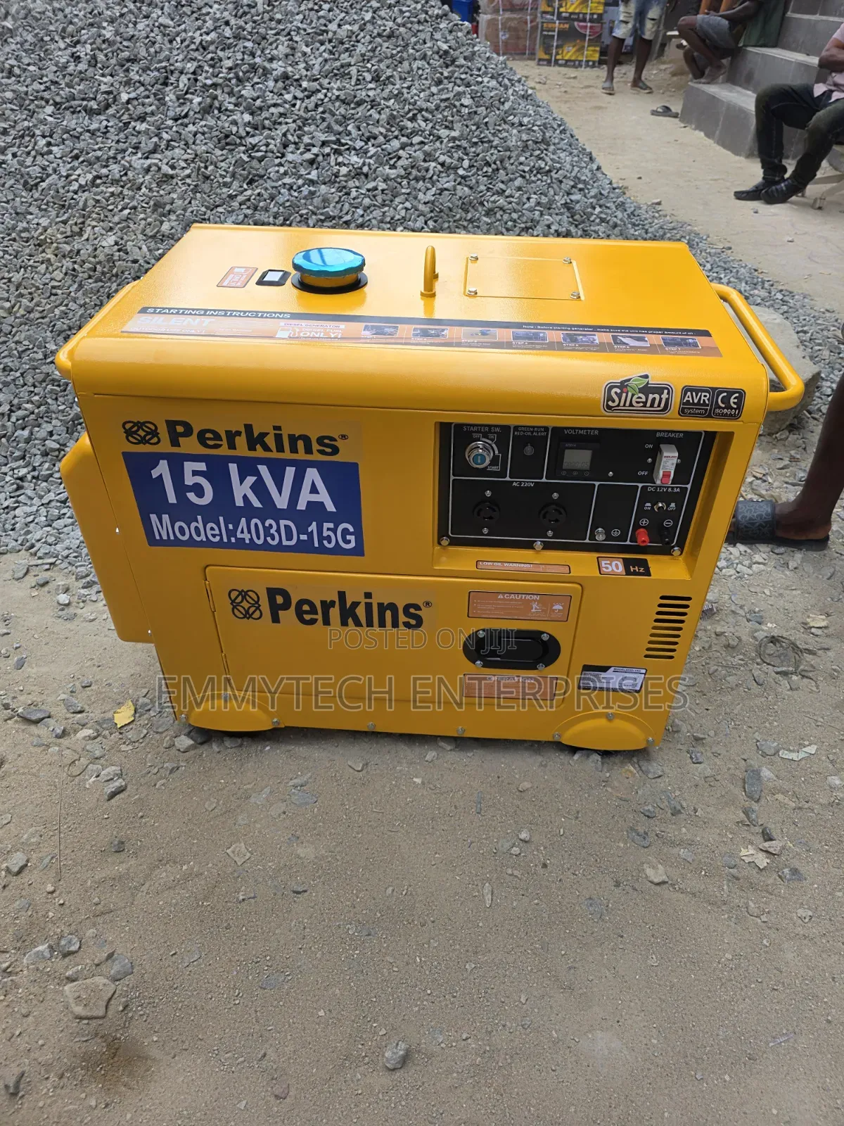 I Sell Original Perkins Diesel Soundproof Generator 15kva 100%copper