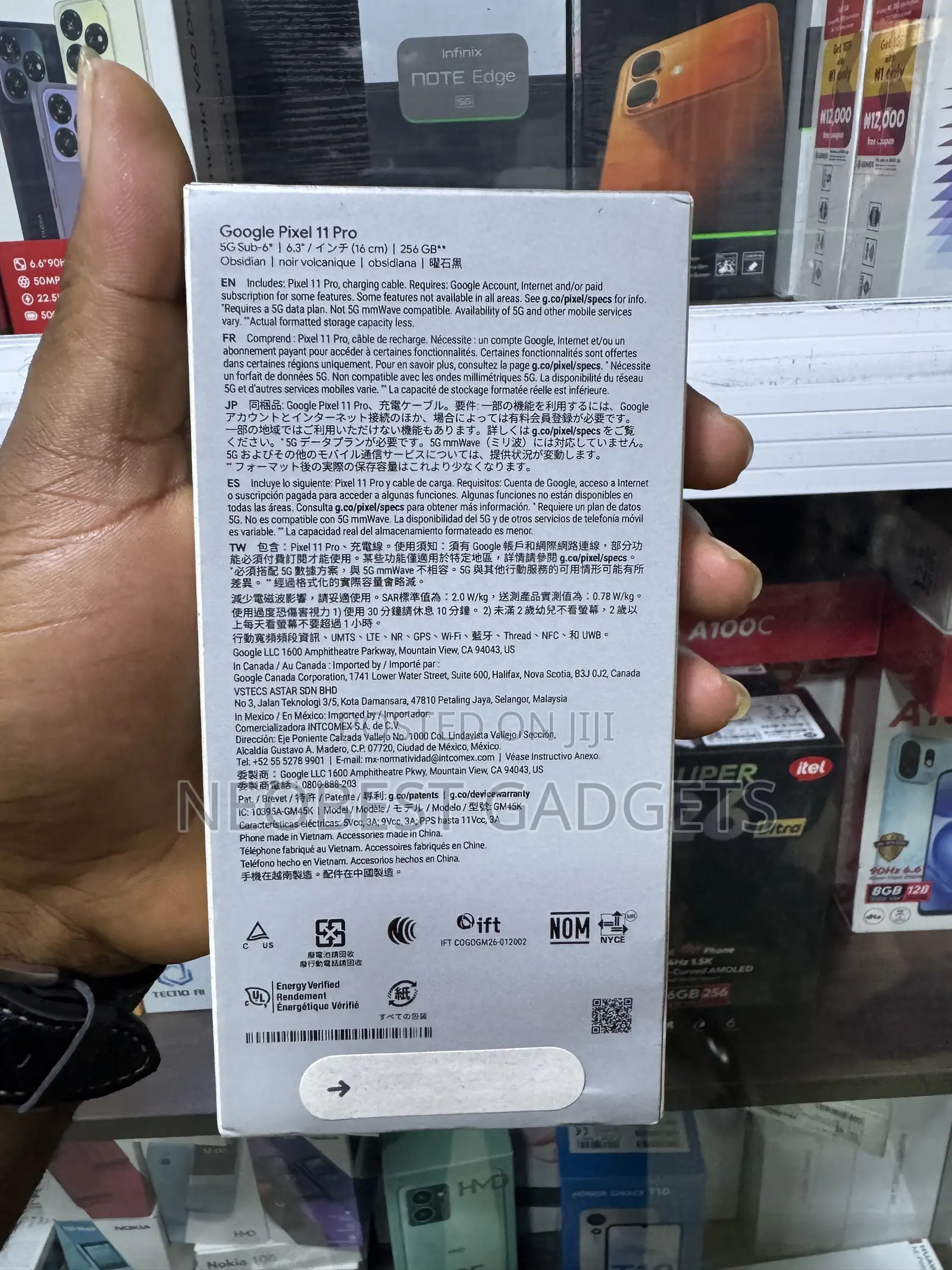 New Google Pixel 11 Pro 256 GB Black