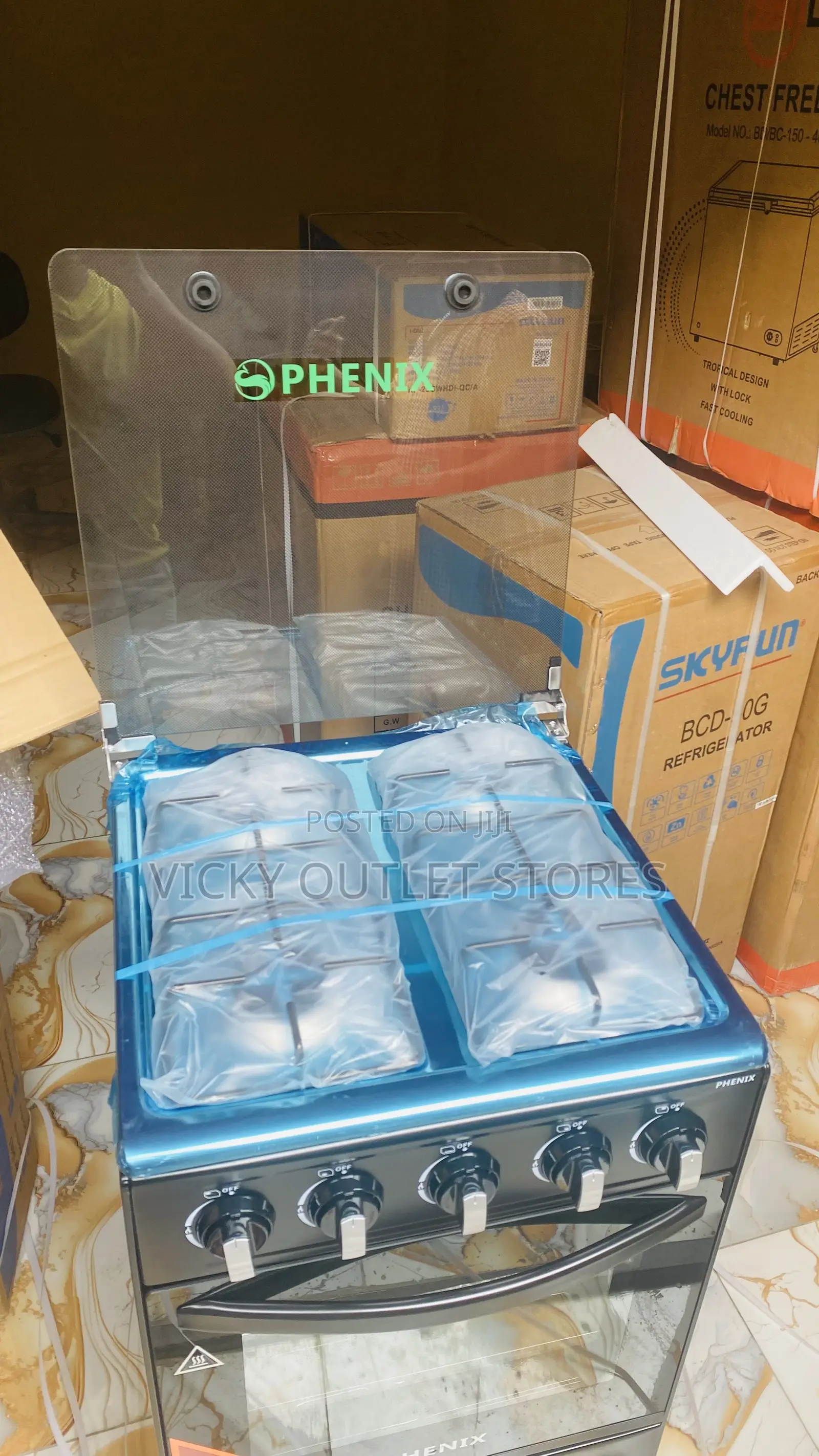 Phenix 4burner Standing Cooker