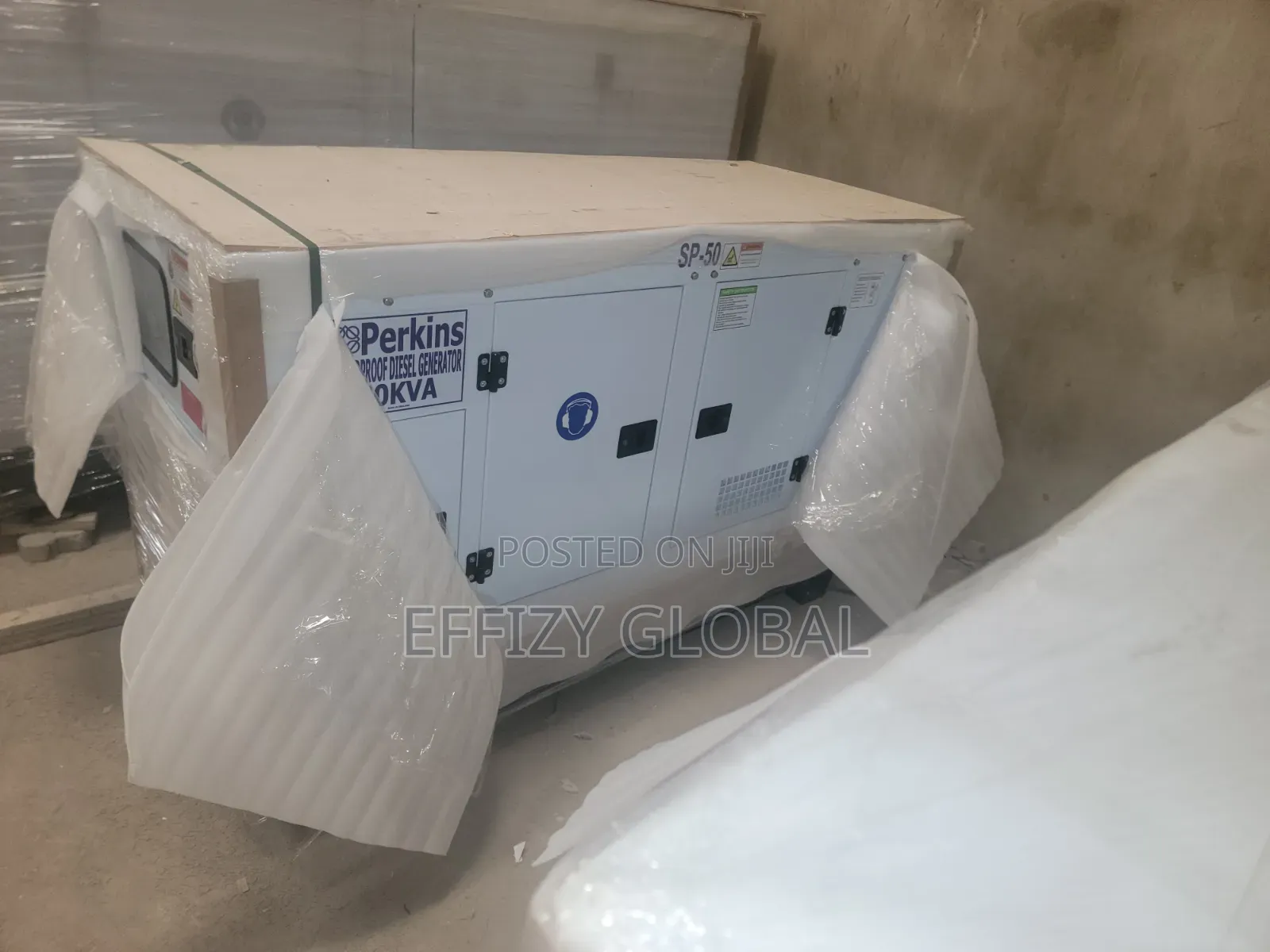 50kva Original Perkins 🇬🇧, Soundproof Diesel Generator 100%copper