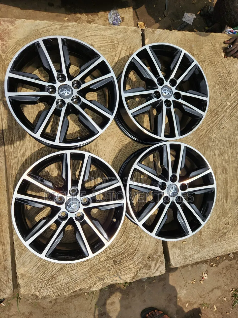 17-Inch Toyota Rims.