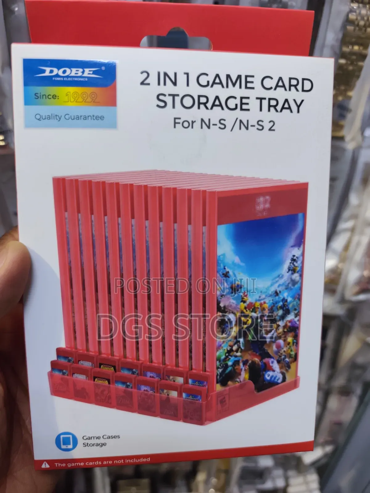 Dobe 2in1 Game Card Storage Tray for Nintendo Switch & Switch 2