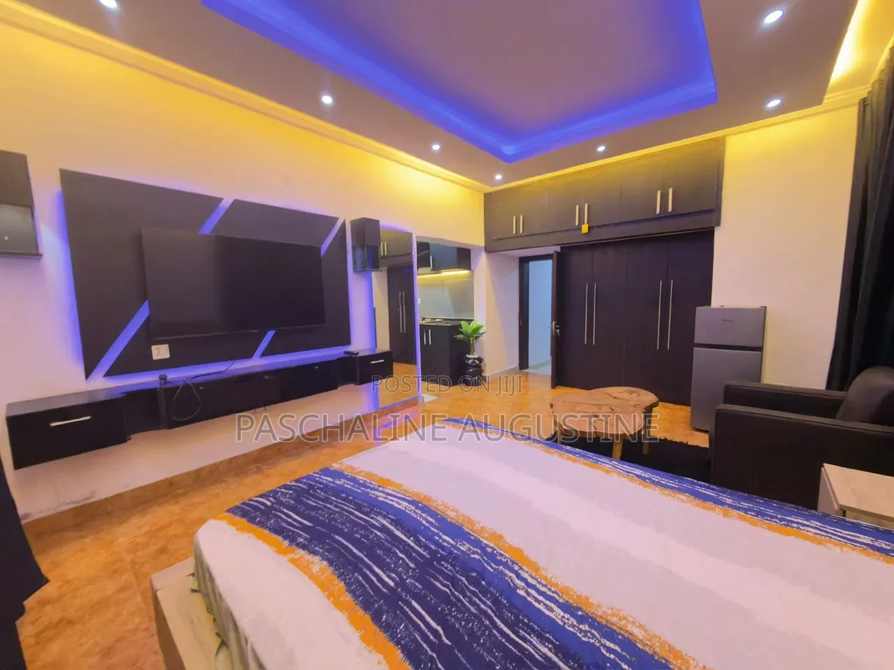 Furnished 1bdrm Apartment in Zim Homes And, Area 3 for rent